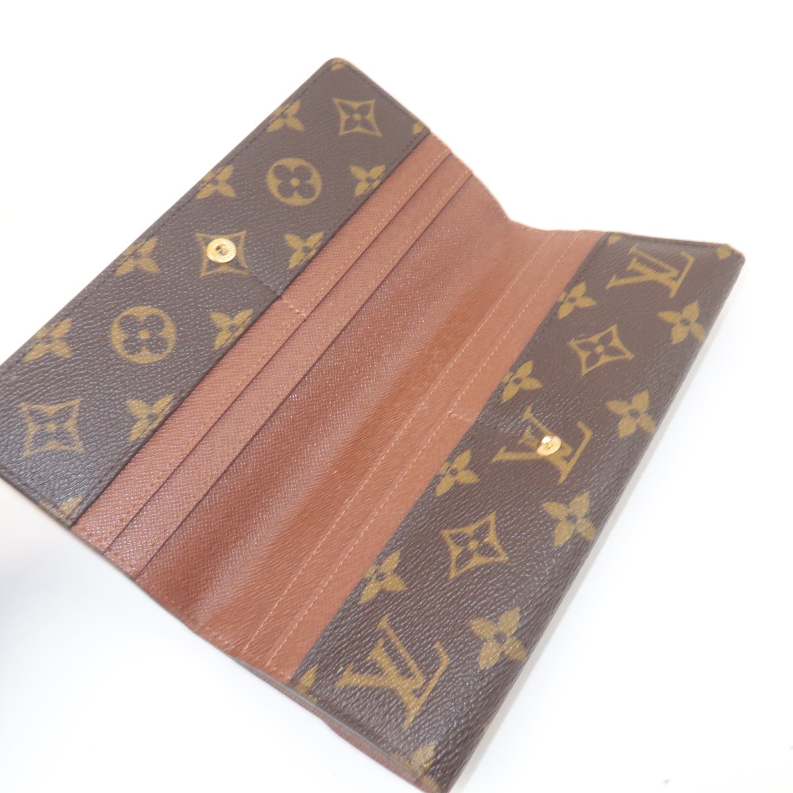 Louis Vuitton Monogram Portefeuille Louise Long Wallet M60460 TR4122 *Box, Dust bag