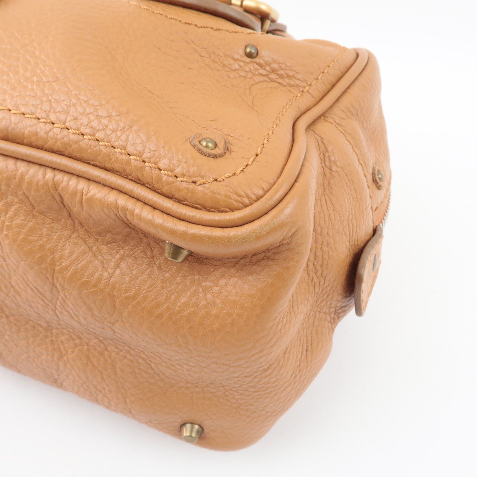 Chloe Paddington Handbag Leather Brown *Key Lock