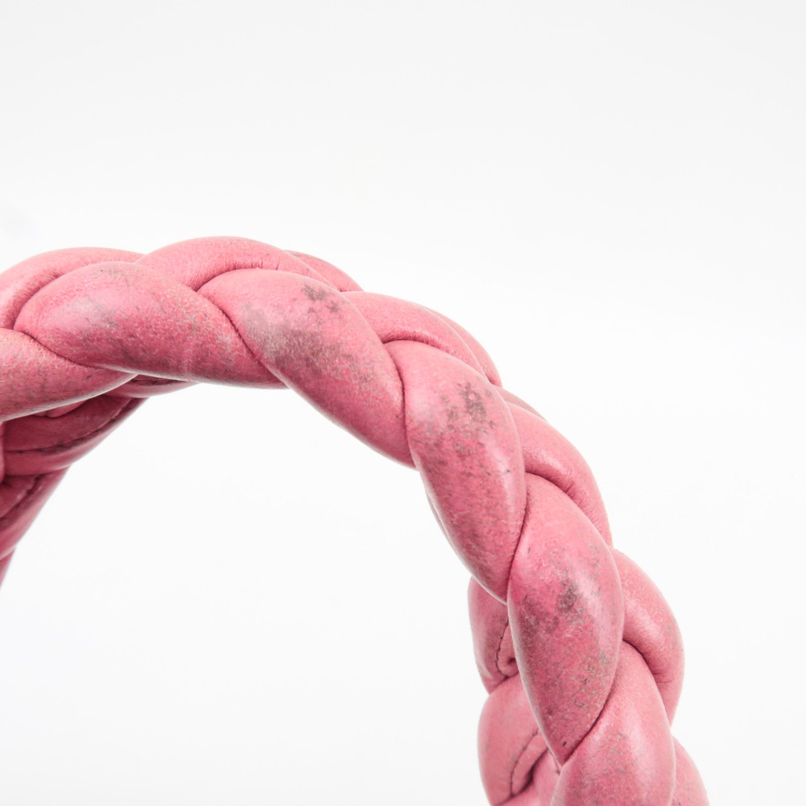 MIU MIU Matelasse 2Way Handbag Leather Pink *Strap, clochette, key