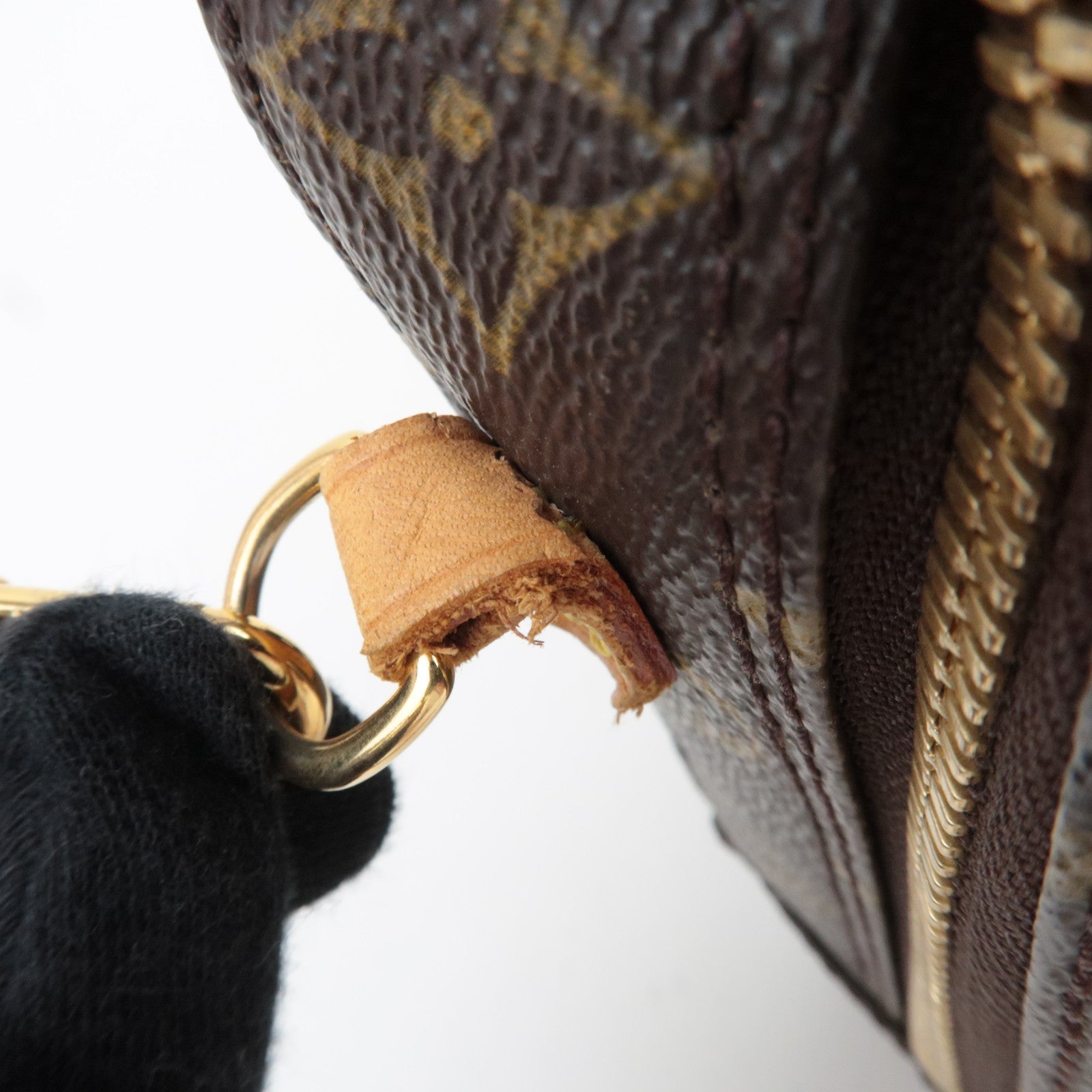 Louis Vuitton Monogram Spontini 2Way Handbag M47500 AR0033 *Strap