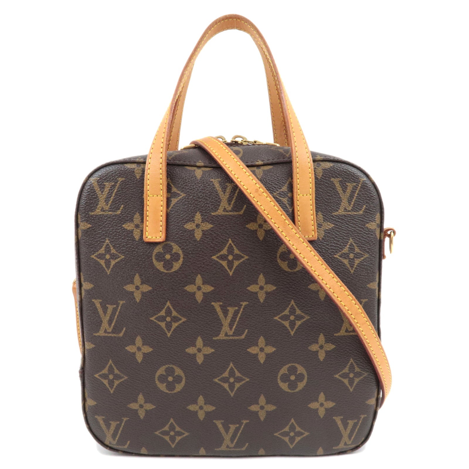 Louis Vuitton Monogram Spontini 2Way Handbag M47500 AR0033 *Strap82094