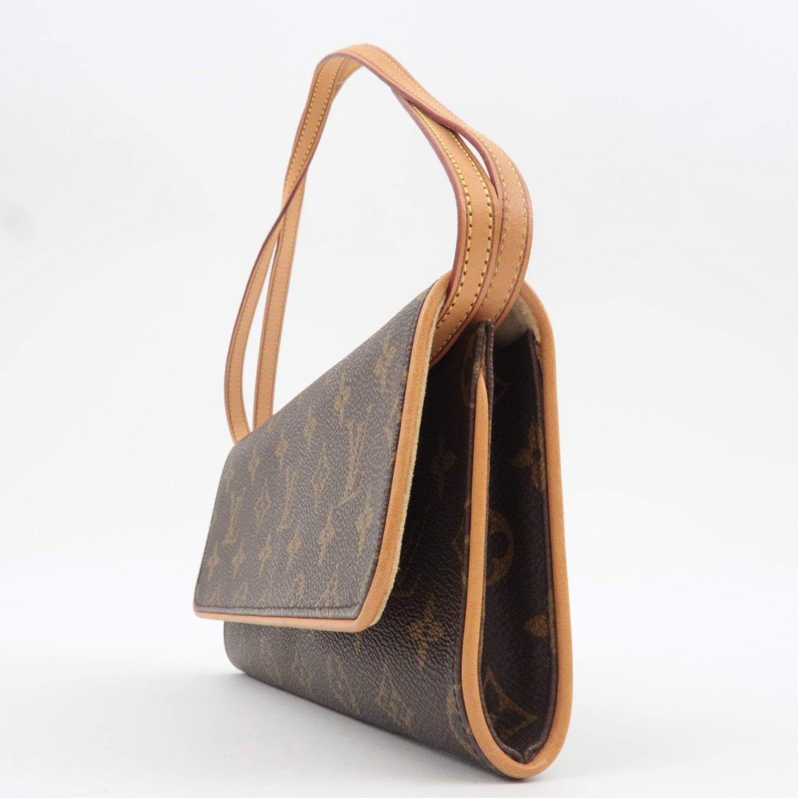 Louis Vuitton Monogram Pochette Twin GM Shoulder Bag M51852 FL0021 *Strap, Dust bag