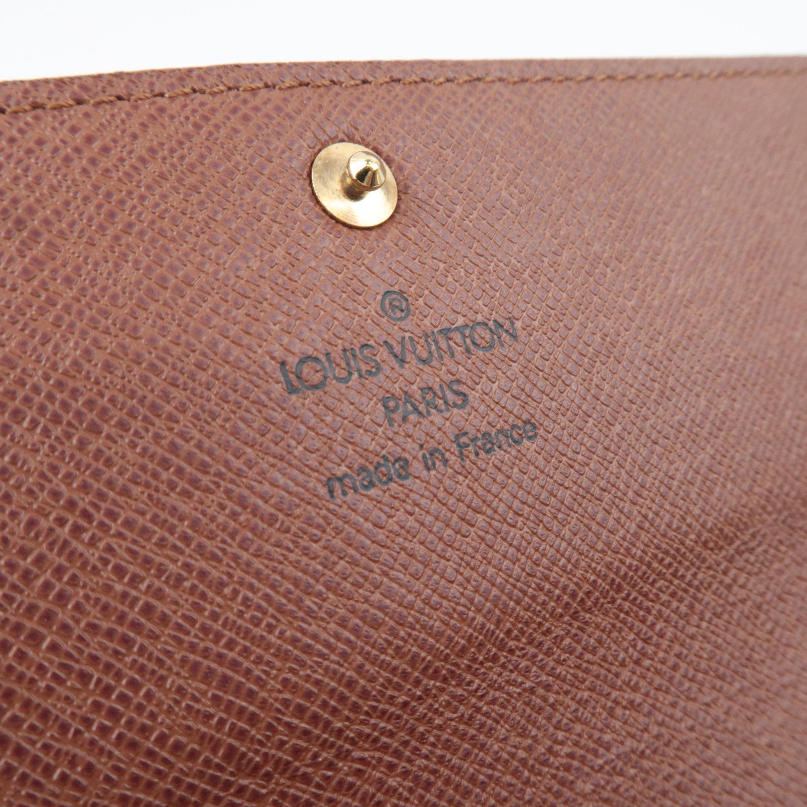 Louis Vuitton Monogram Porte Monnaie Credit Long Wallet M61726 TH1014