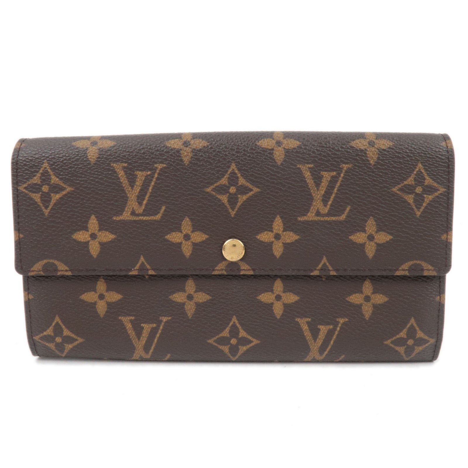Louis Vuitton Monogram Porte Monnaie Credit Long Wallet M61726 TH101482102
