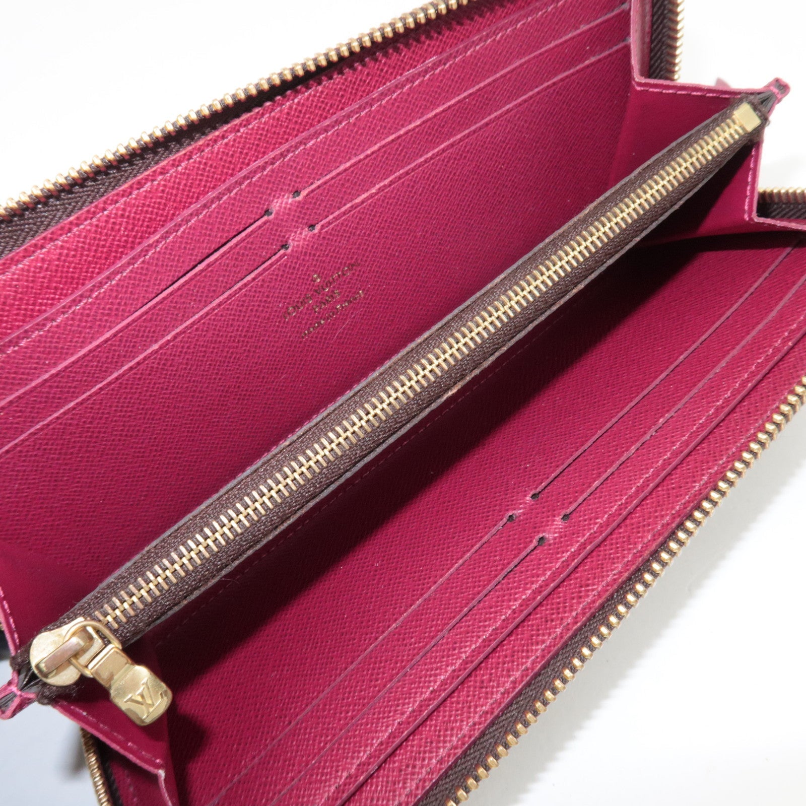 Louis Vuitton Monogram Portefeuille Clemence Long Wallet Fuchsia M60742 SP2197