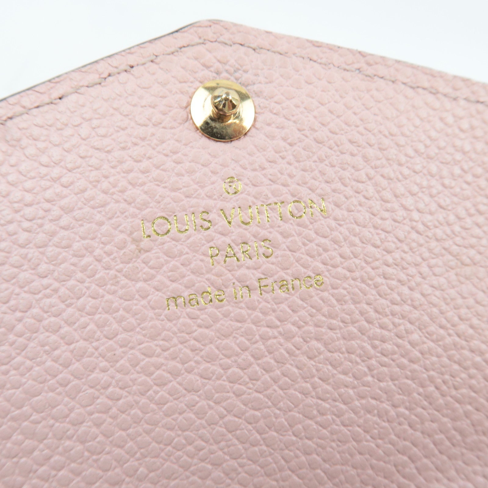 Louis Vuitton Monogram Empreinte Pochette Cles Coin Case Rose Ballerine M61247 TJ2155