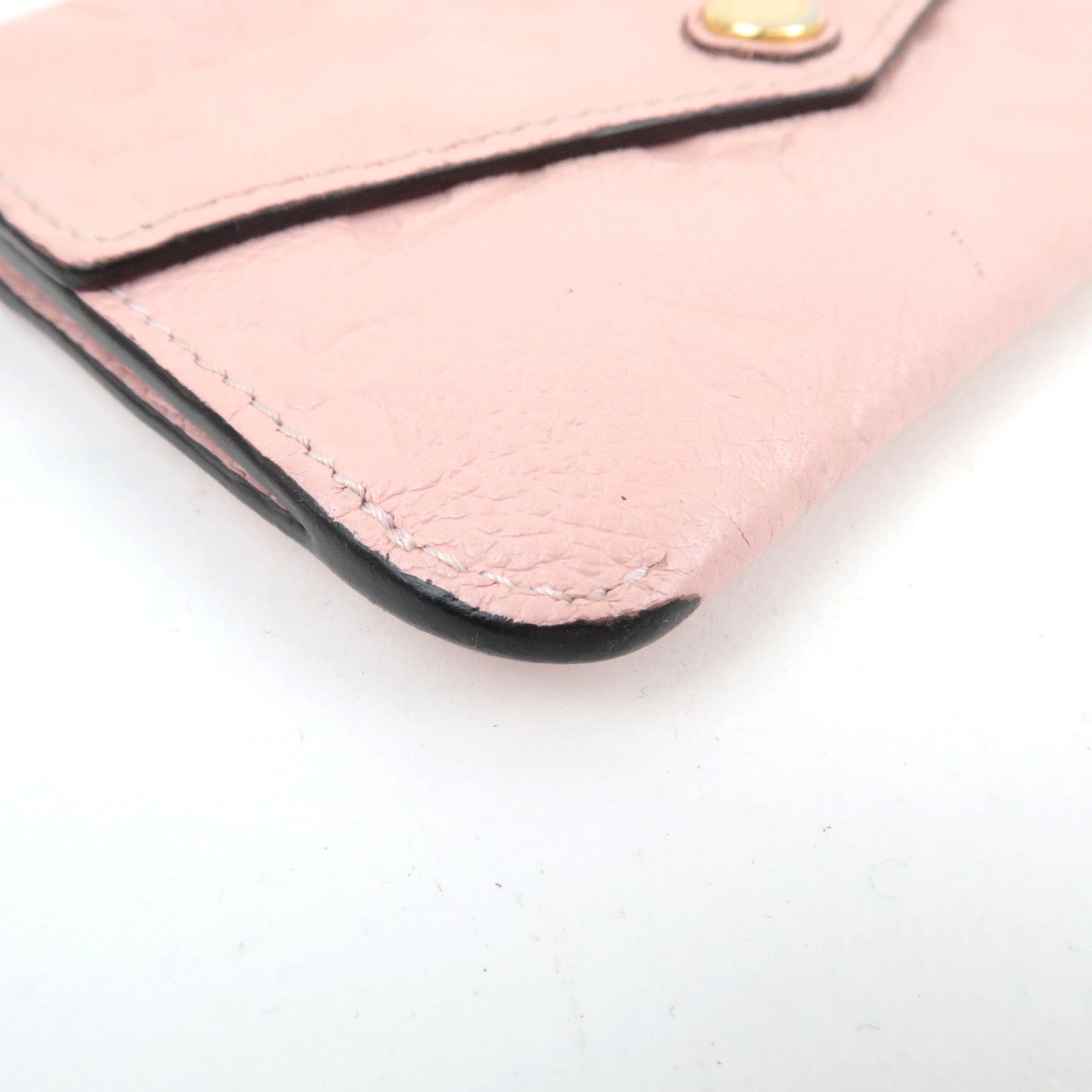 Louis Vuitton Monogram Empreinte Pochette Cles Coin Case Rose Ballerine M61247 TJ2155