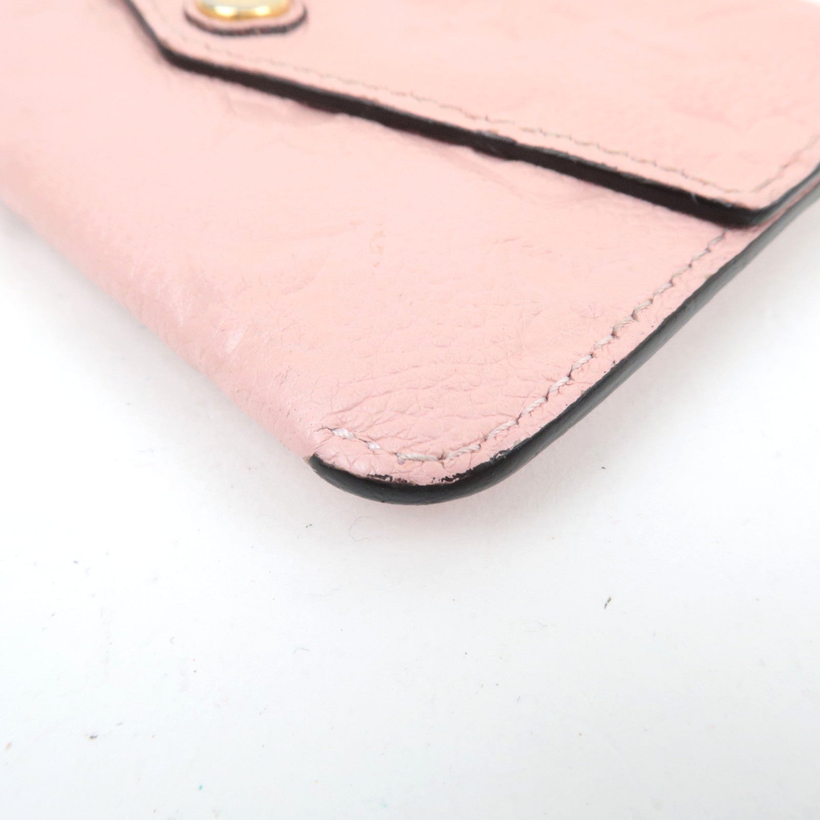 Louis Vuitton Monogram Empreinte Pochette Cles Coin Case Rose Ballerine M61247 TJ2155