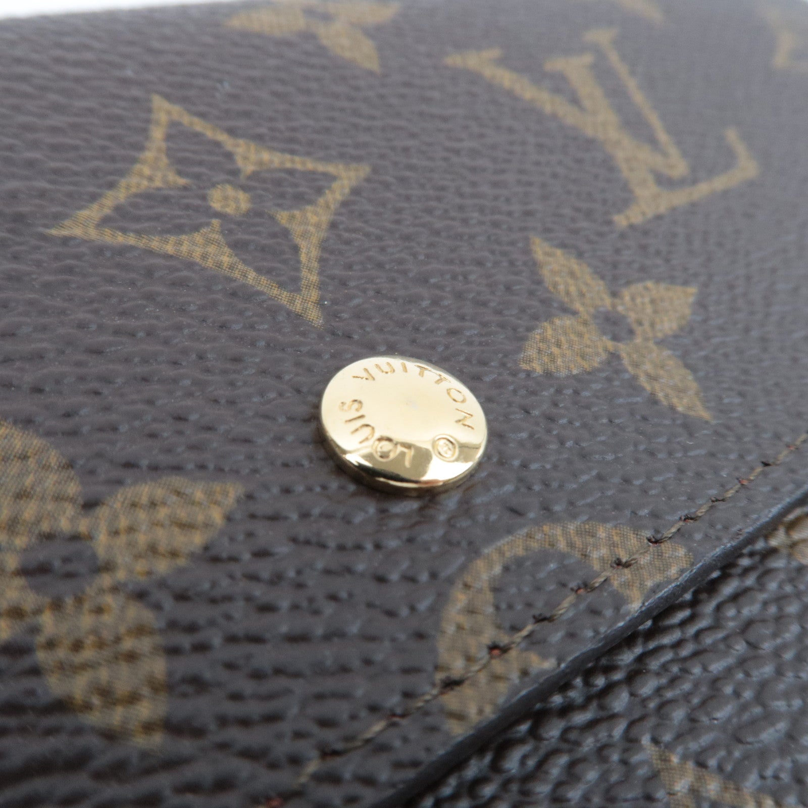 Louis Vuitton Monogram Pochette Porte Monnaie Credit Long wallet M61725 881AN