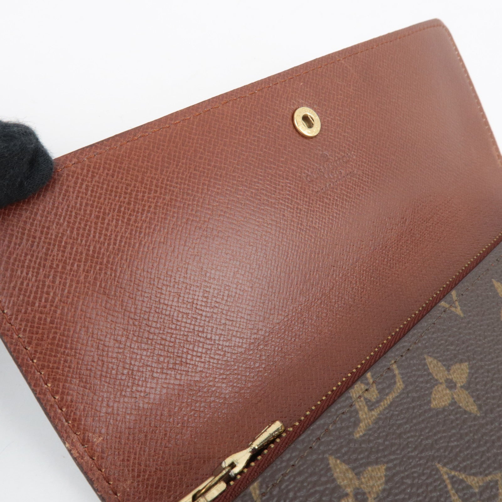 Louis Vuitton Monogram Pochette Porte Monnaie Credit Long wallet M61725 881AN