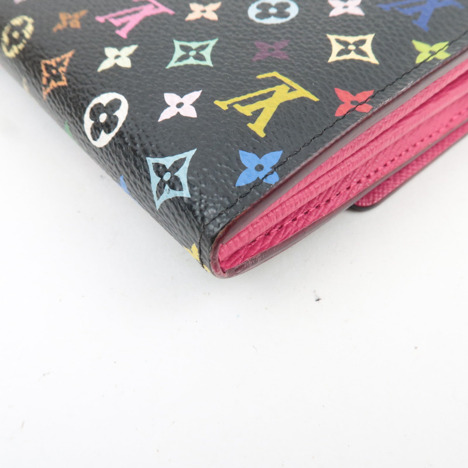 Louis Vuitton Monogram Multicolor Portefeuille Sarah Long Wallet Noir Grenade M93533 CA4122