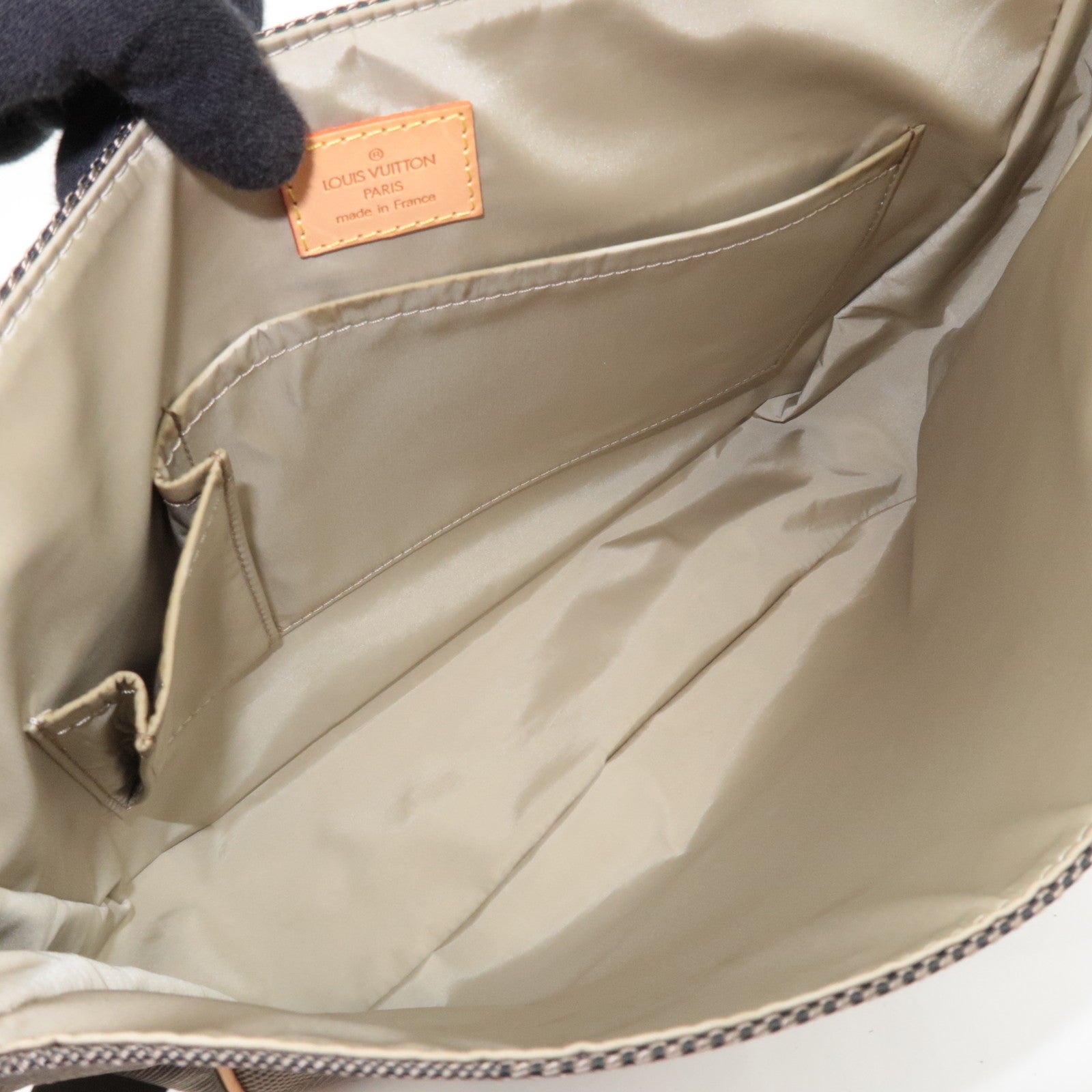 Louis Vuitton Damier Geant Petit Message Shoulder Bag Tail M93617 VI4098