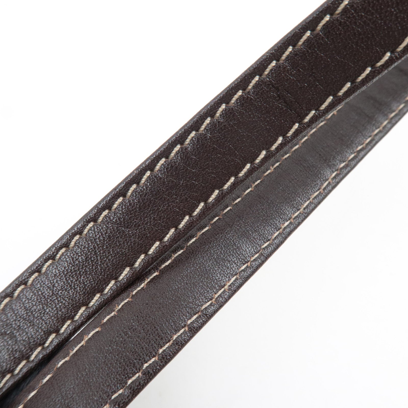 LOEWE Anagram Shoulder Bag Leather Brown