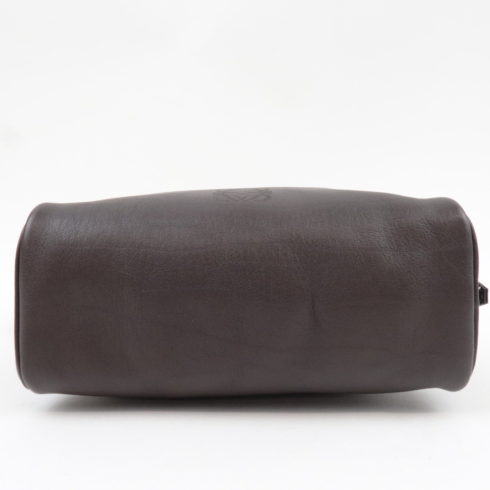 LOEWE Anagram Shoulder Bag Leather Brown