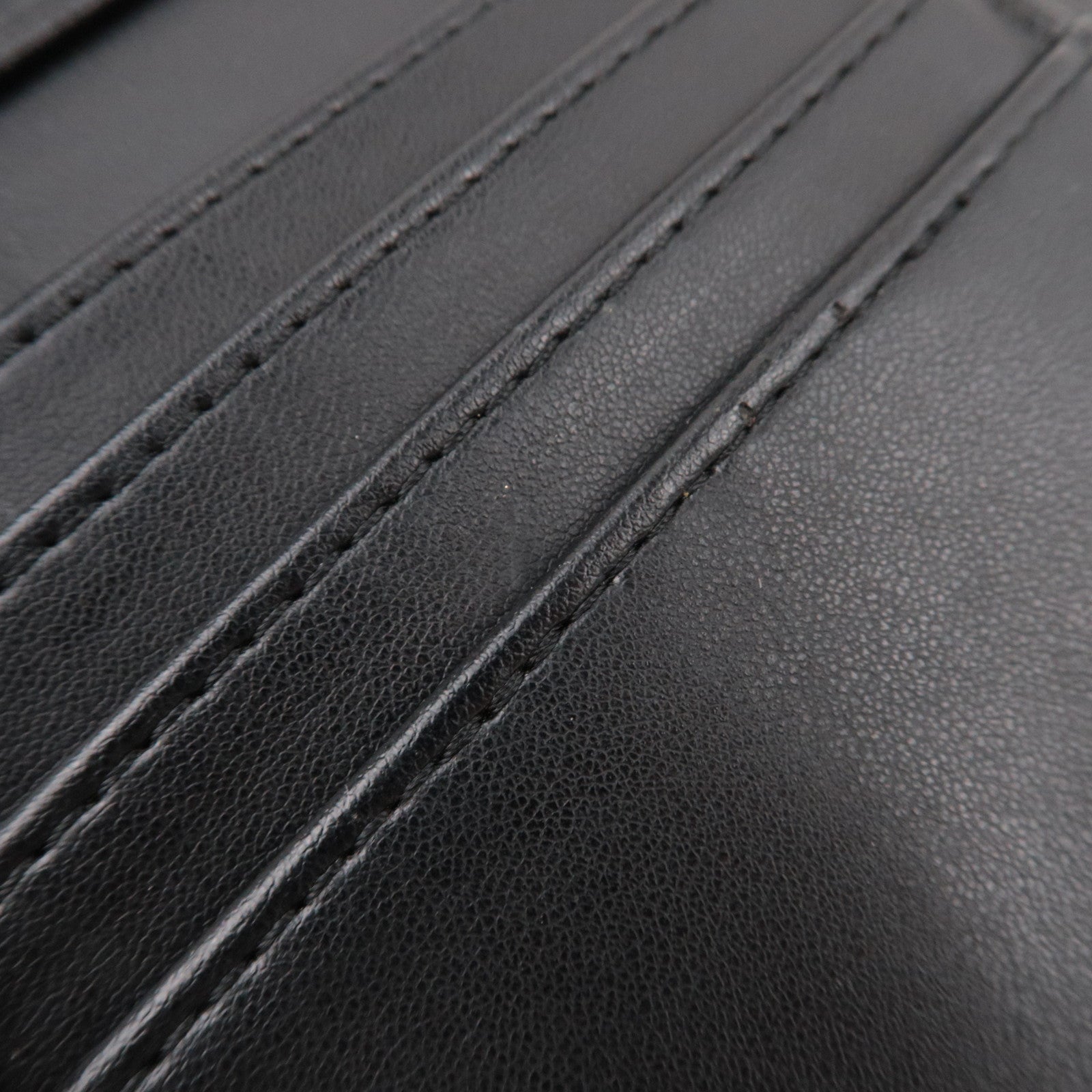 Stella Mccartney Falabella Double Hook Bifold Wallet Vegan Leather Black *Box