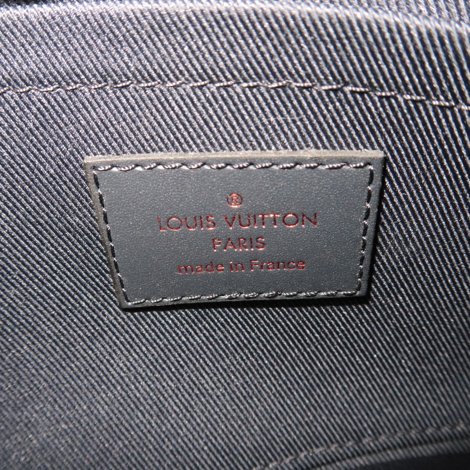 Louis Vuitton Monogram Ink Upside Down Pochette Apollo PM Pouch Navy M62898 SP2118 *Box, Dust bag