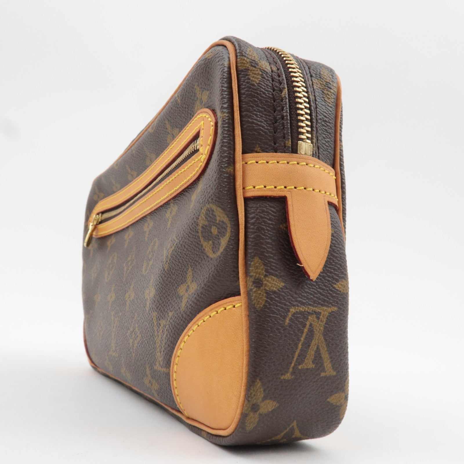 Louis Vuitton Monogram Marly Dragonne GM Wristlet Clutch M51825 SL0072