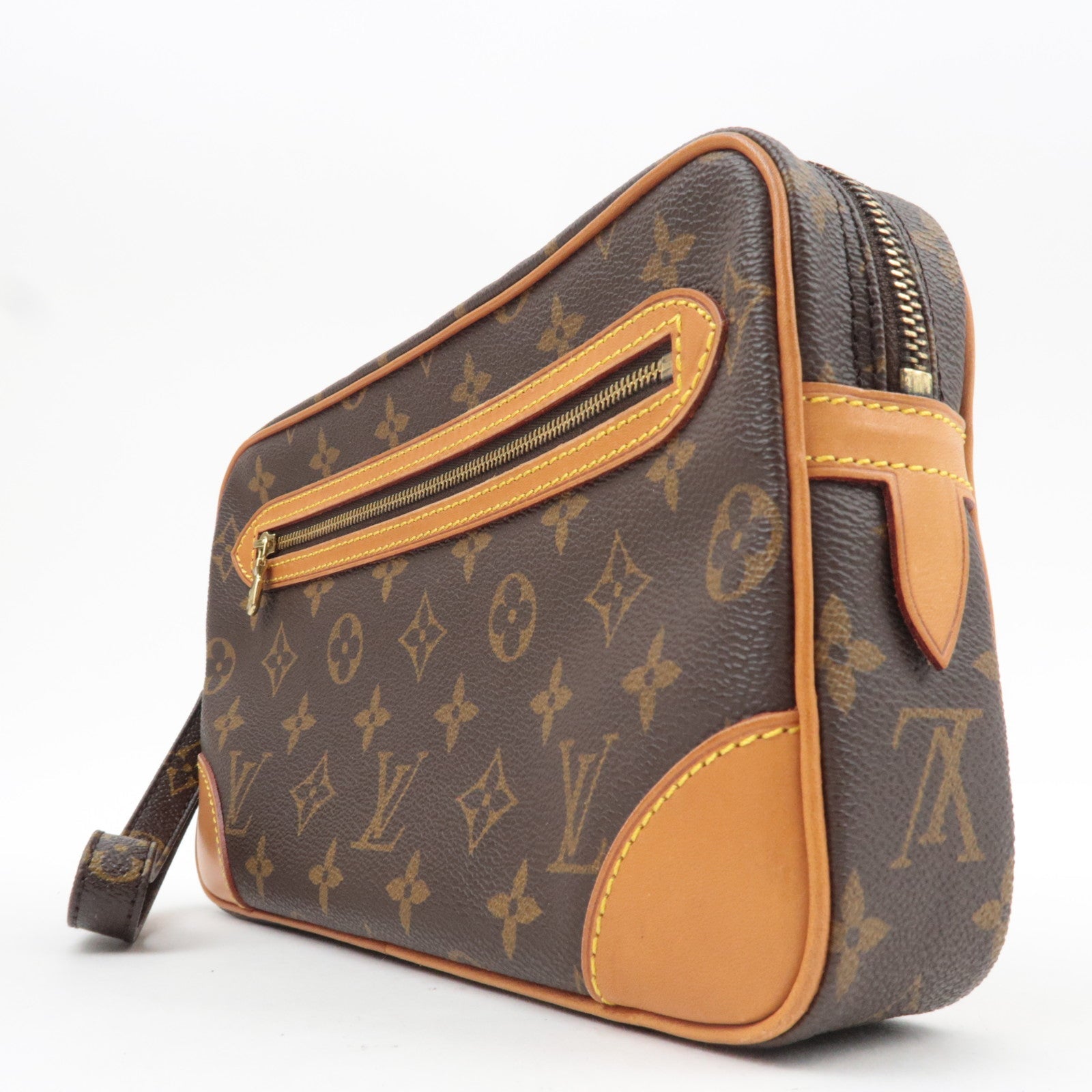 Louis Vuitton Monogram Marly Dragonne GM Wristlet Clutch M51825 SL0916