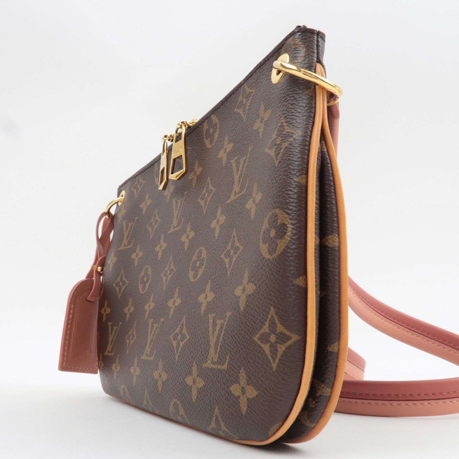 Louis Vuitton Monogram Loretta Shoulder Bag Vieux Rose M44283 GI0168 *Box, Dust bag, Name tag