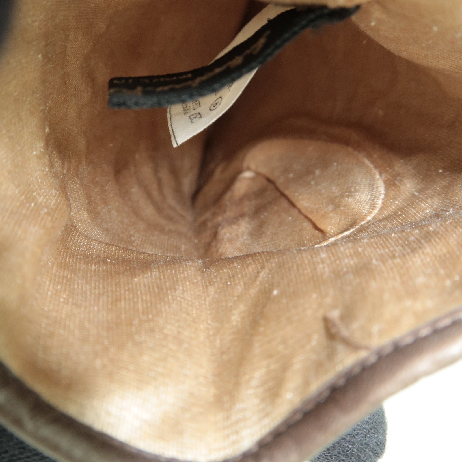 Ferragamo Gancini Gloves Leather Brown *Box