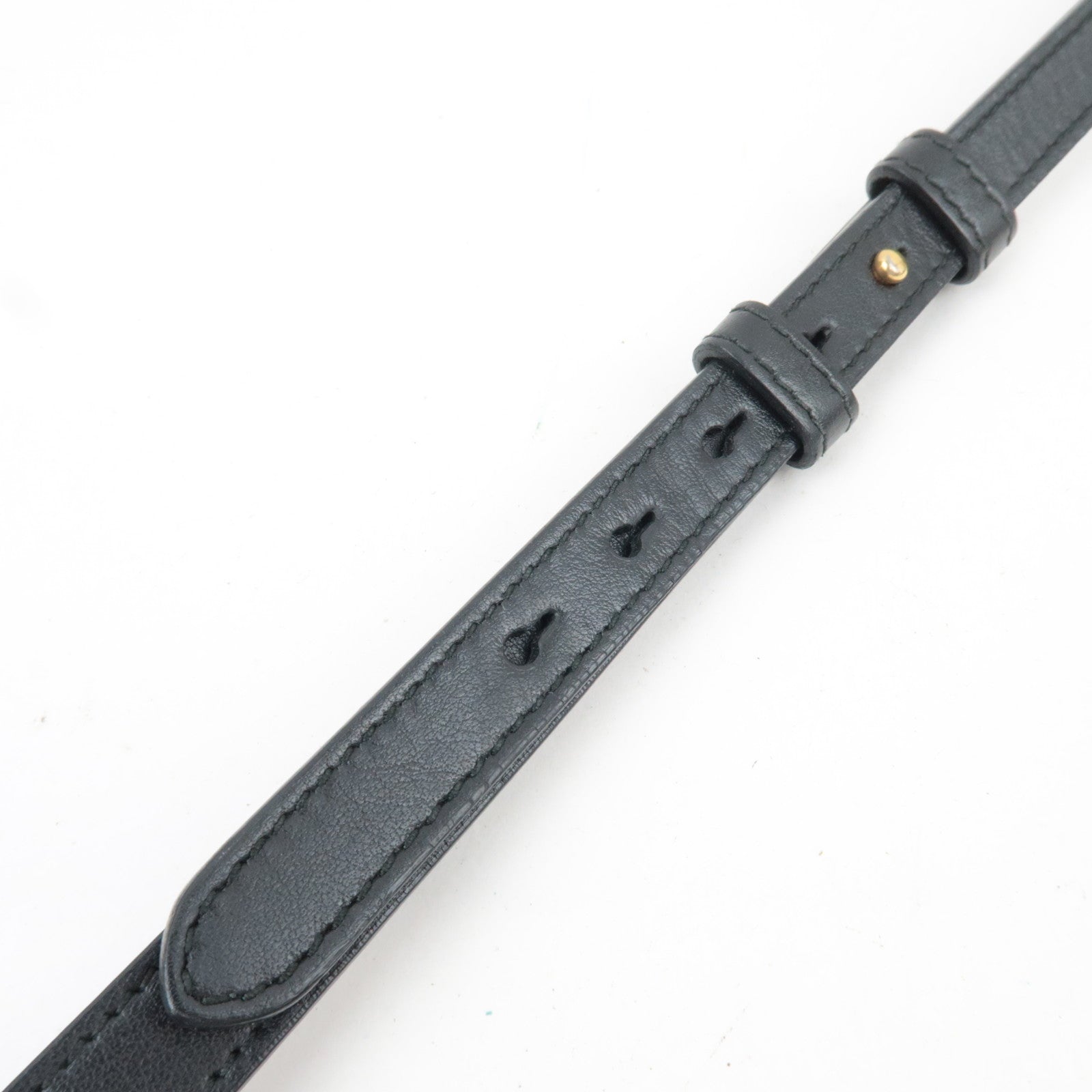 GUCCI GG Marmont Leather Shoulder Bag Black 447632