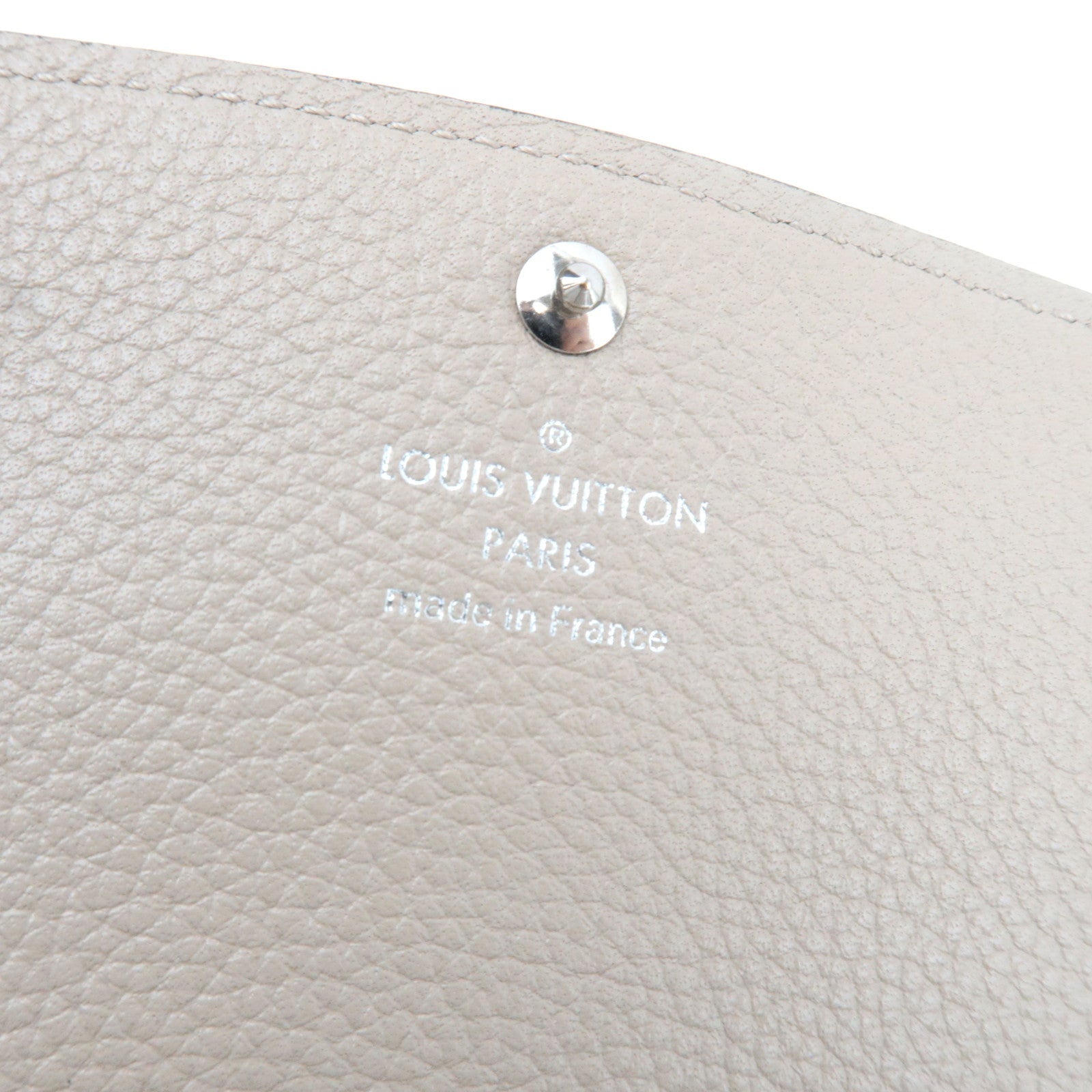 Louis Vuitton Monogram Mahina Portefeuille Iris Long Wallet Galet M60177 TN0189 *Box, Dust bag