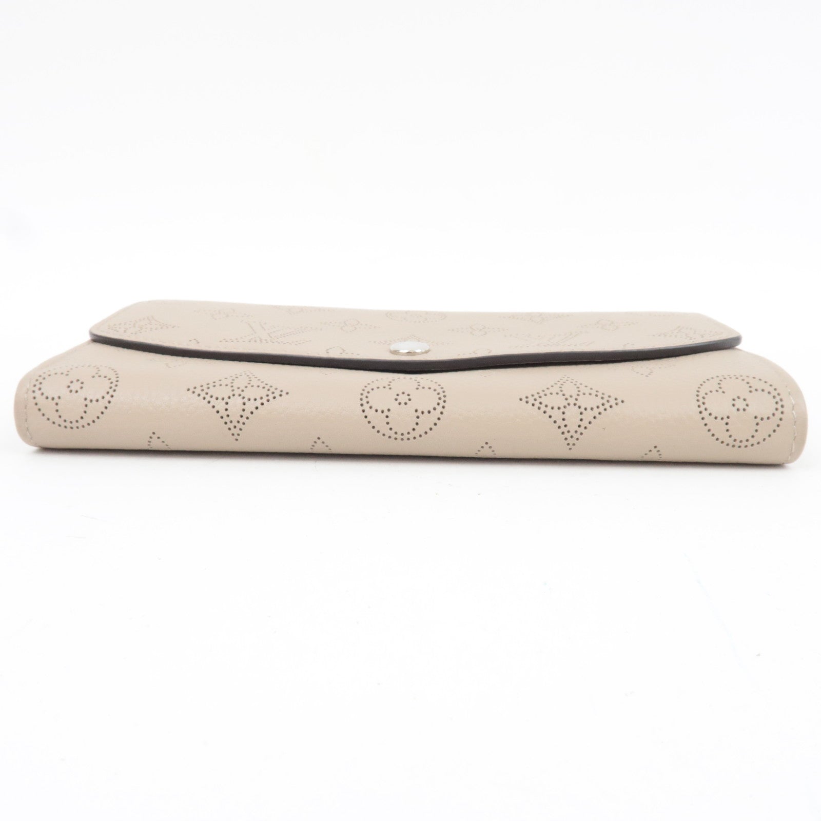 Louis Vuitton Monogram Mahina Portefeuille Iris Long Wallet Galet M60177 TN0189 *Box, Dust bag