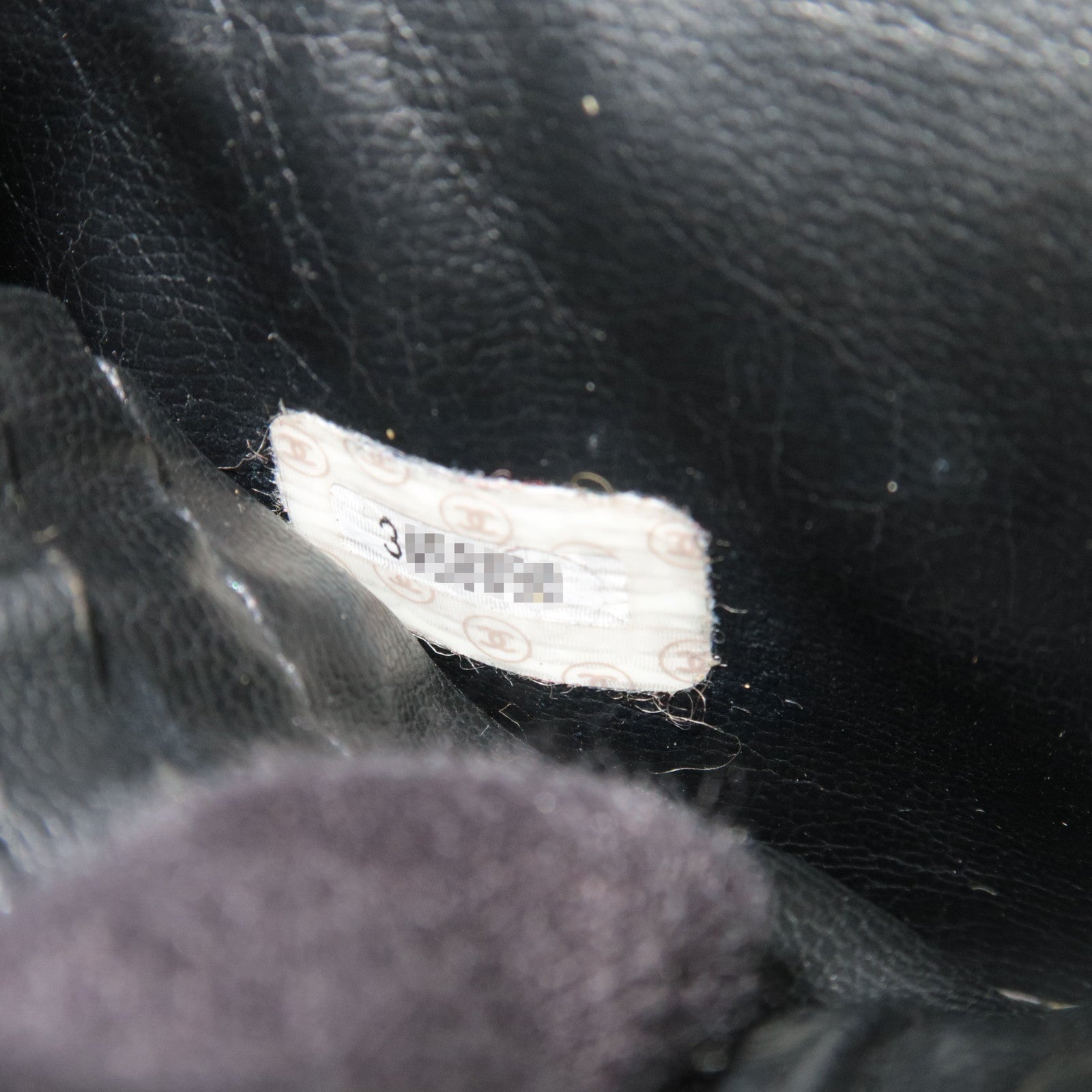 CHANEL Bicolore Leather Vanity Bag Black Gold HDW A01618 3458890