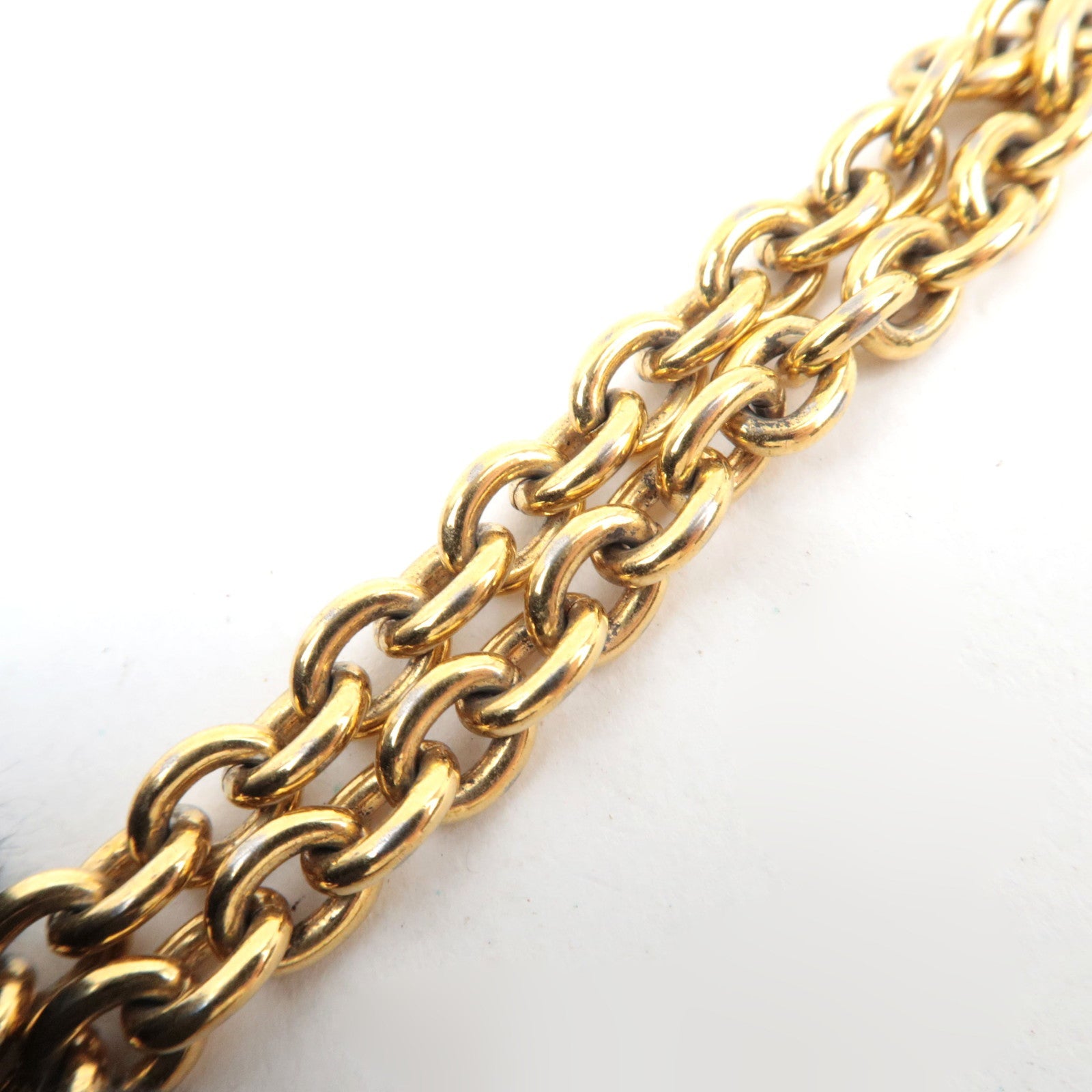 FENDI Zucca Chain Handbag PVC Leather Brown Black Turquoise 8M0271