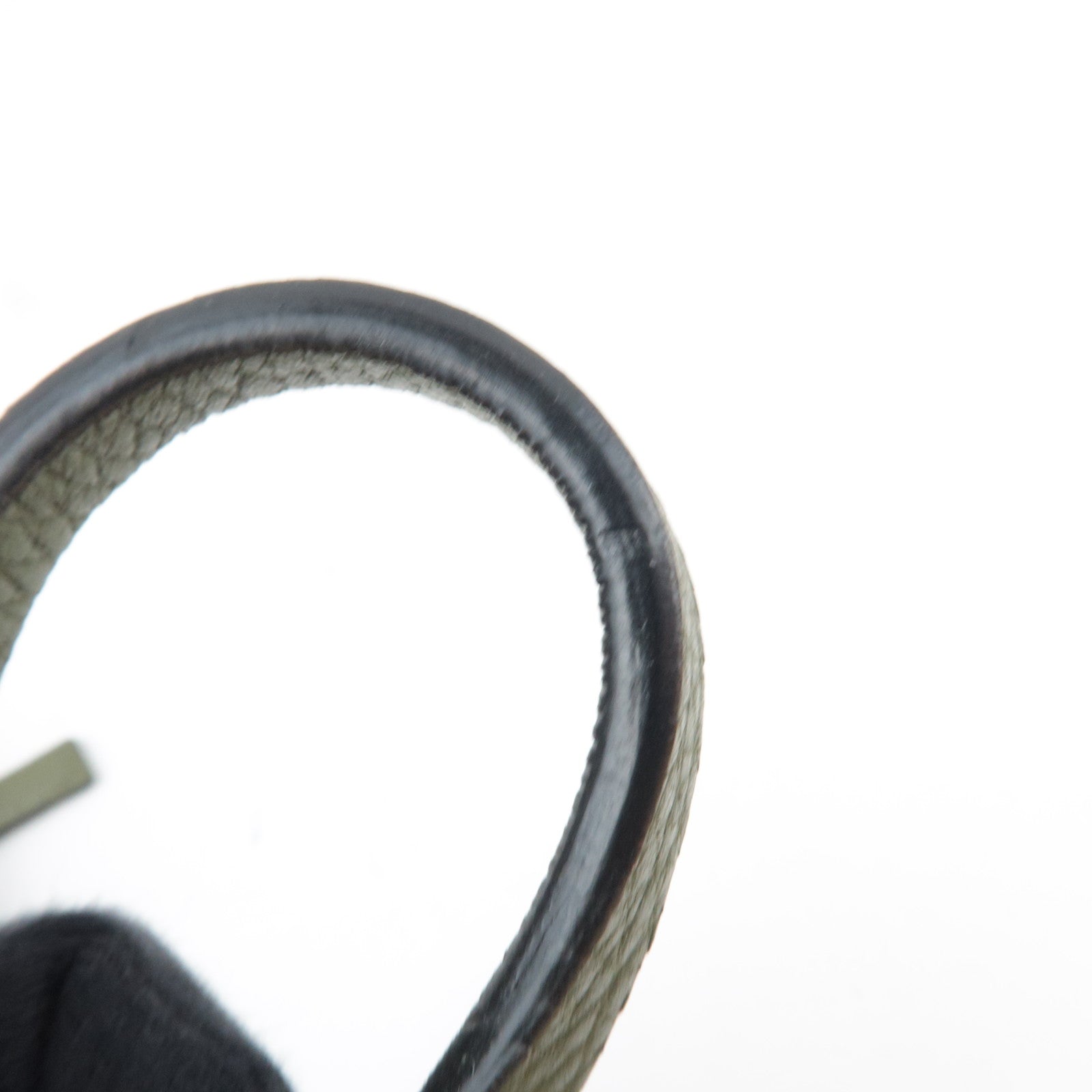 LOEWE Canvas Leather Small Shoulder Bag Beige Khaki