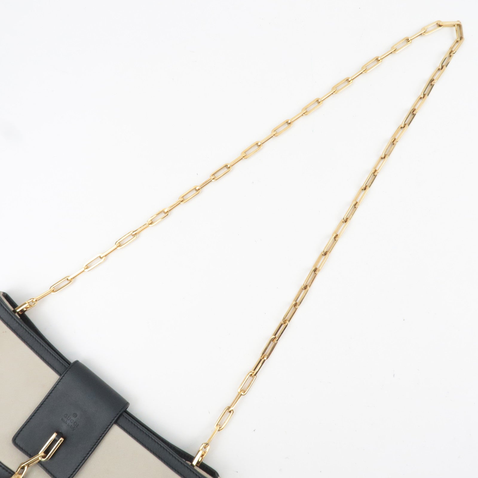 GUCCI Tiger Head Suede Leather Shoulder Bag Light Gray Black 001.4110.001013 *Dust bag