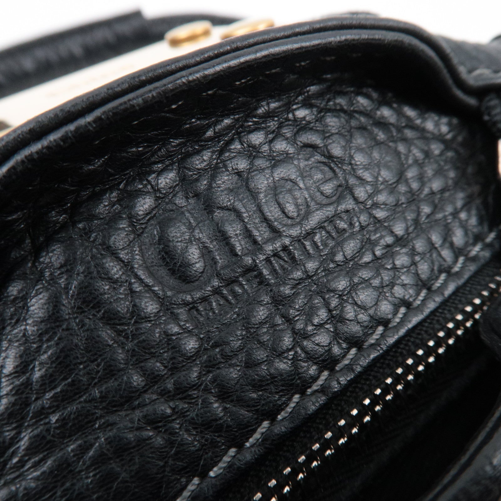 Chloe Paddington Handbag Leather Black *Dust bag, Key