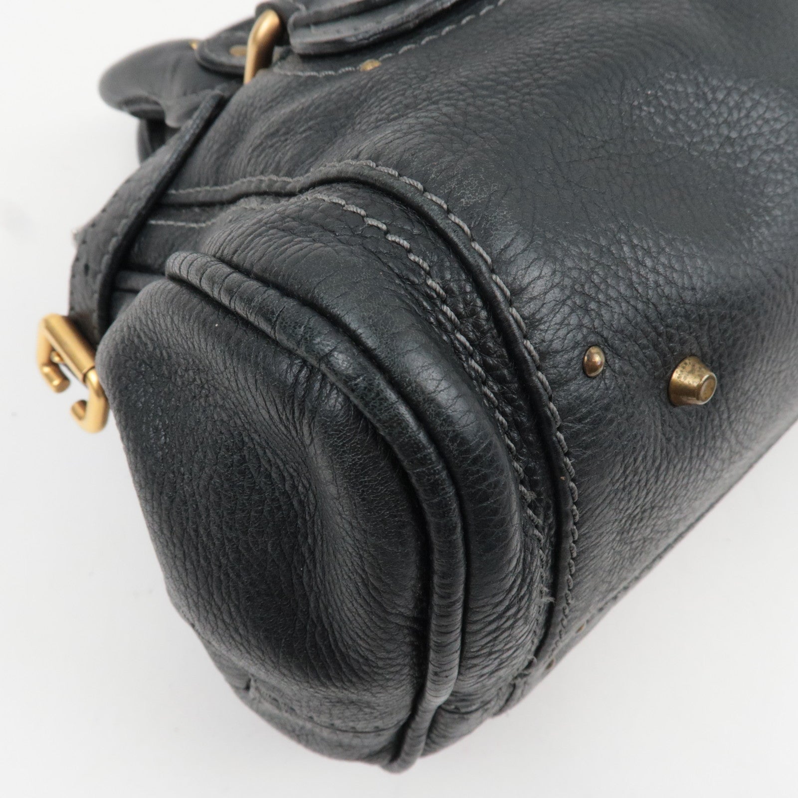 Chloe Paddington Handbag Leather Black *Dust bag, Key