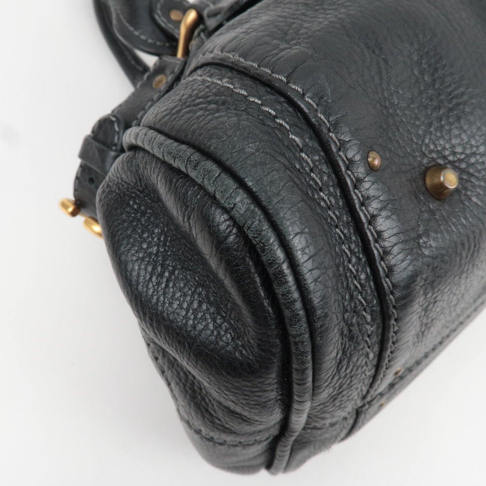 Chloe Paddington Handbag Leather Black *Dust bag, Key