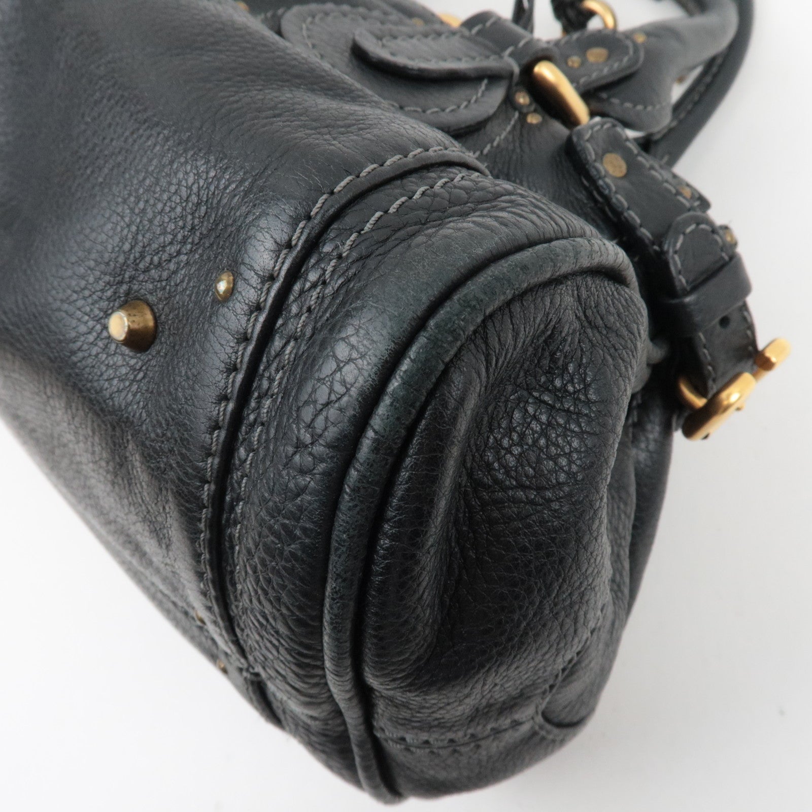 Chloe Paddington Handbag Leather Black *Dust bag, Key