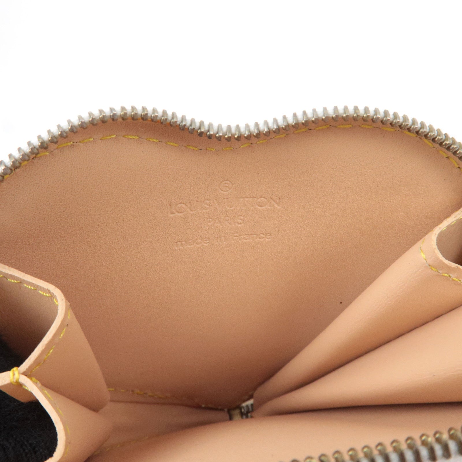 Louis Vuitton Monogram Multicolor Porte Monnaie Coeur Coin Case Blanc M60040 TH0037 *Dust bag