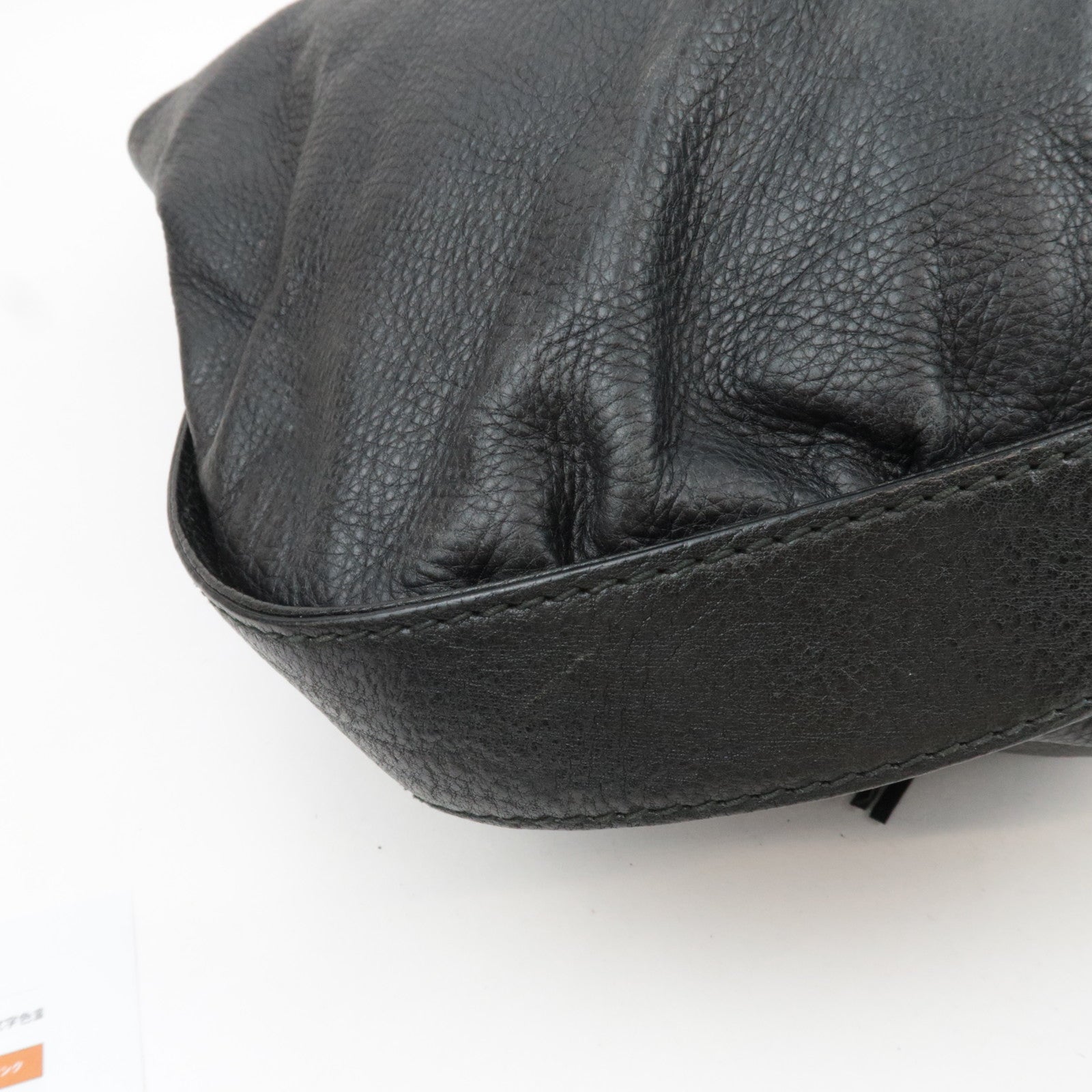 GUCCI Interlocking G Shoulder Bag Leather Black 223951