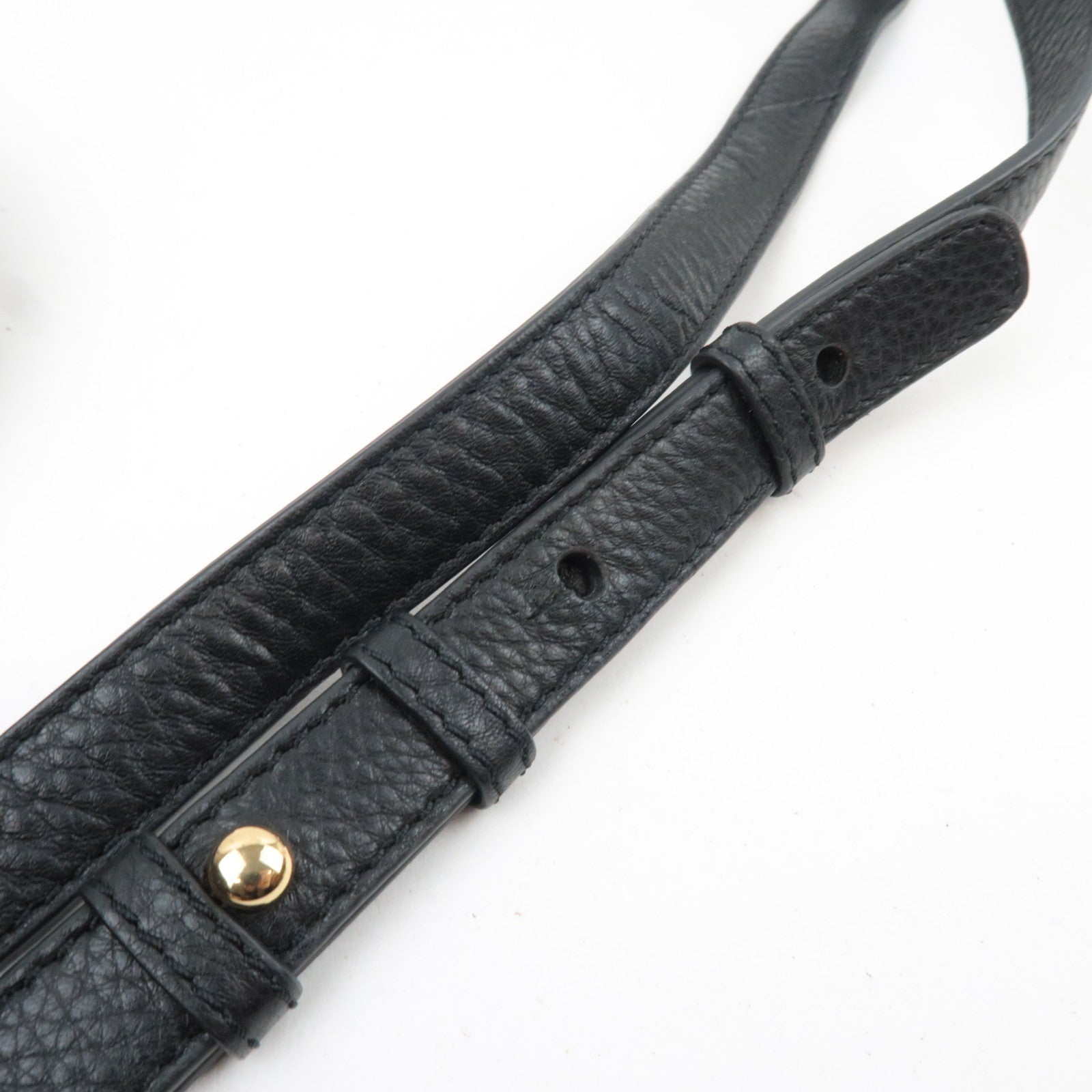 TORY BURCH 2Way Shoulder Bag Leather Black *Strap