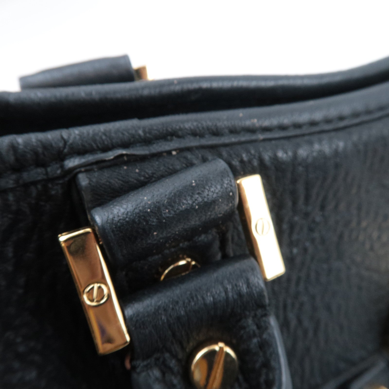 TORY BURCH 2Way Shoulder Bag Leather Black *Strap