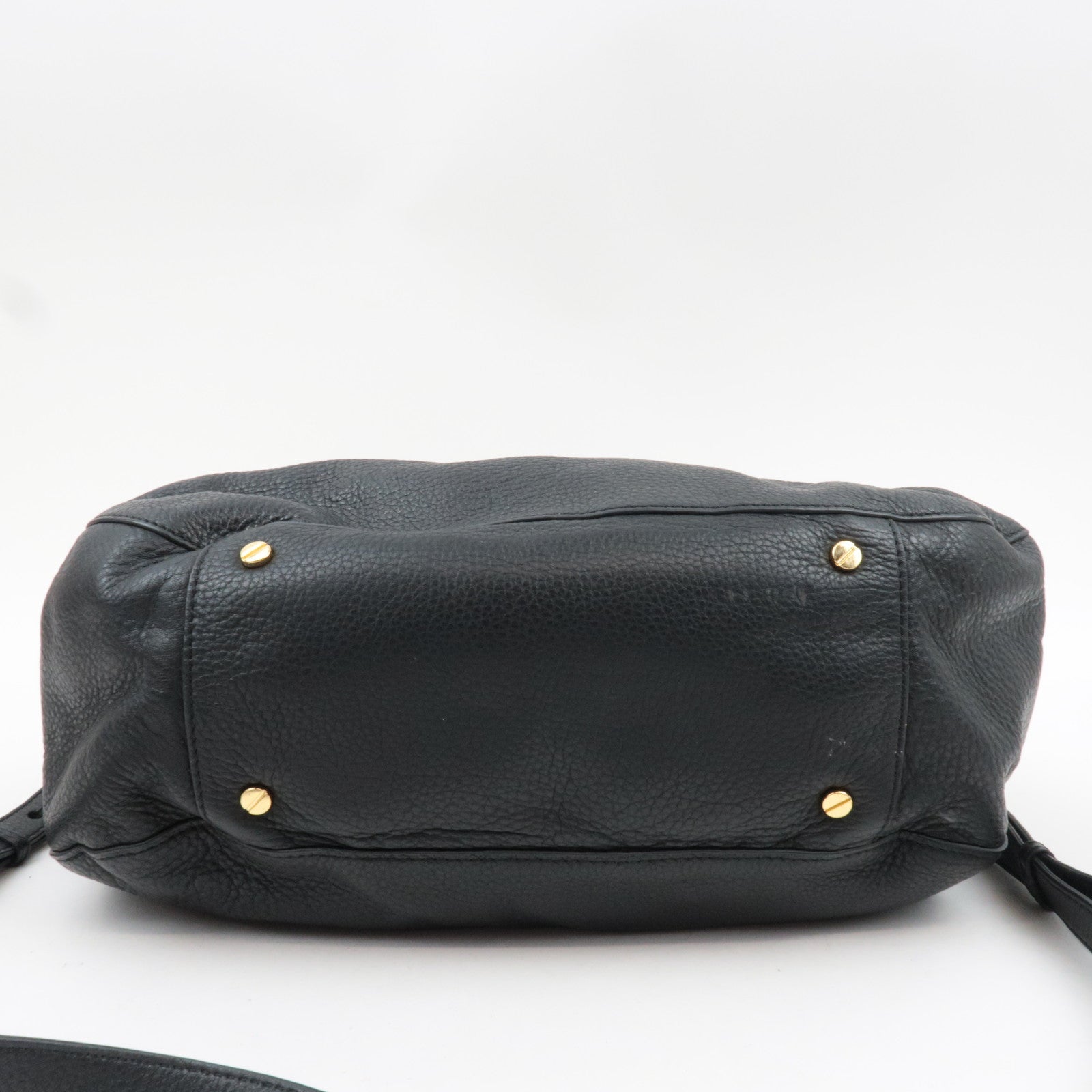 TORY BURCH 2Way Shoulder Bag Leather Black *Strap