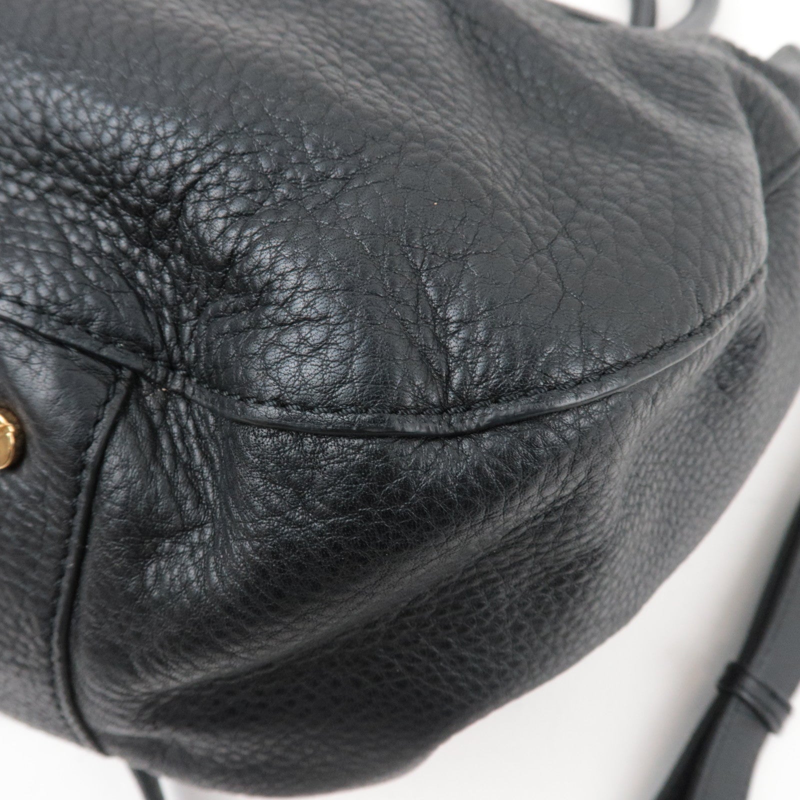 TORY BURCH 2Way Shoulder Bag Leather Black *Strap