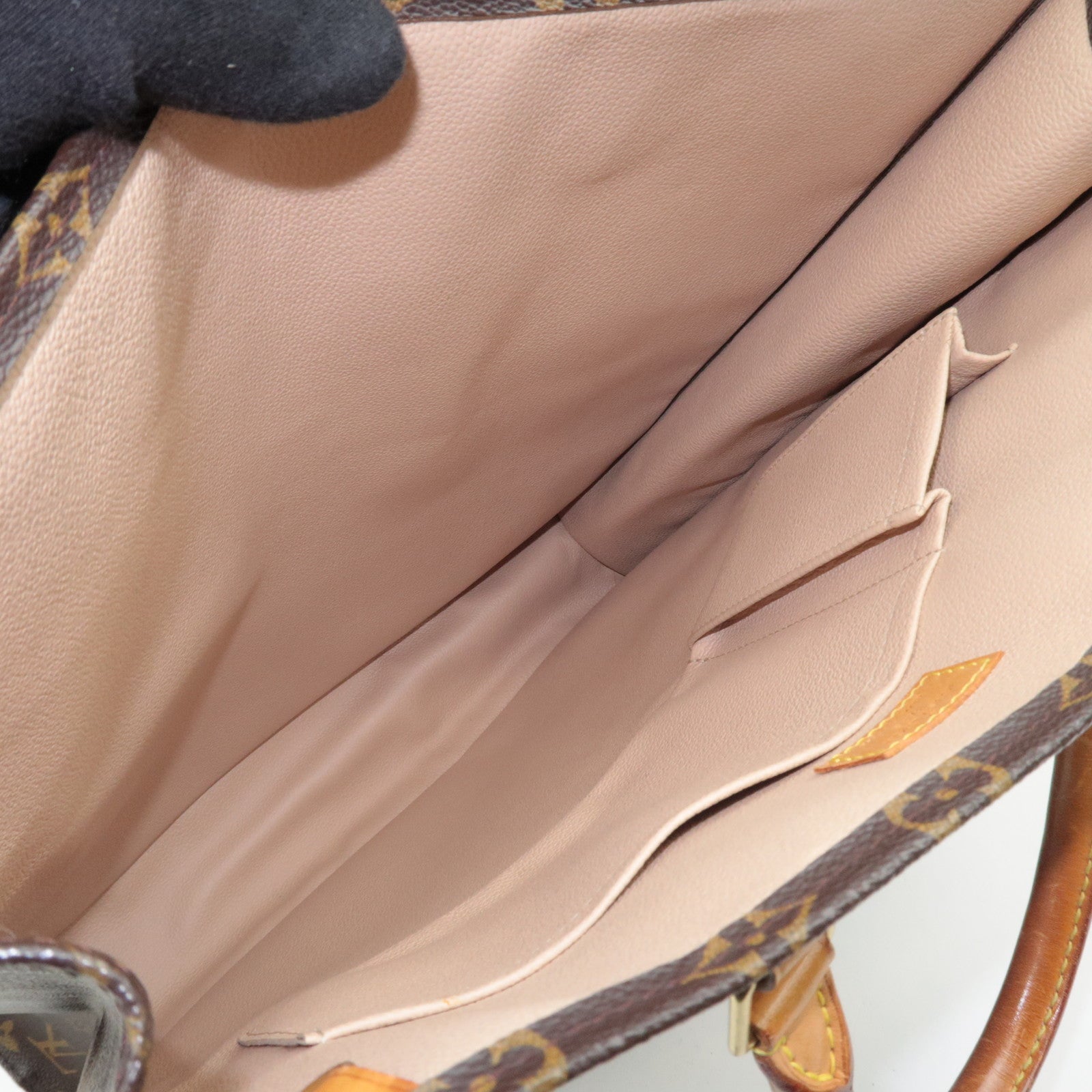 Louis Vuitton Monogram Sac Plat Tote Bag M51140 MI0053