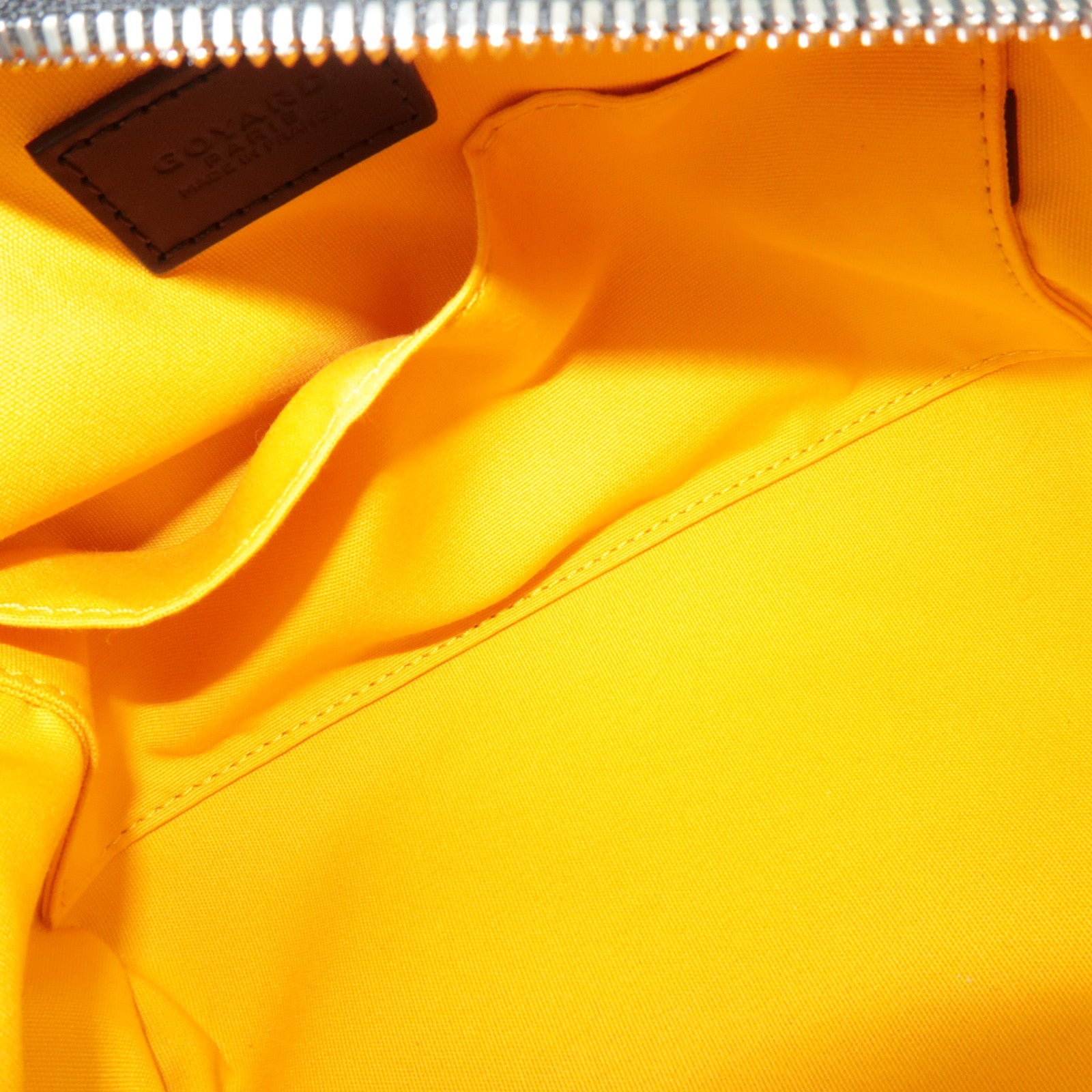 GOYARD Herringbone Bowling 25 Toiletry Bag PVC Leather Black *Dust bag