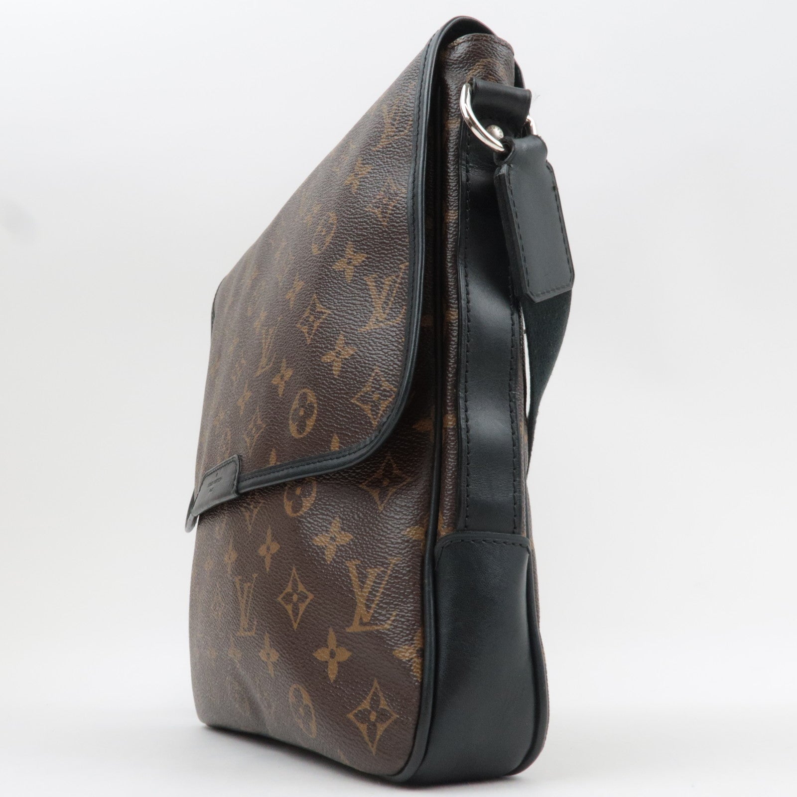 Louis Vuitton Monogram Macassar Bass MM Shoulder Bag M56715 AA3019
