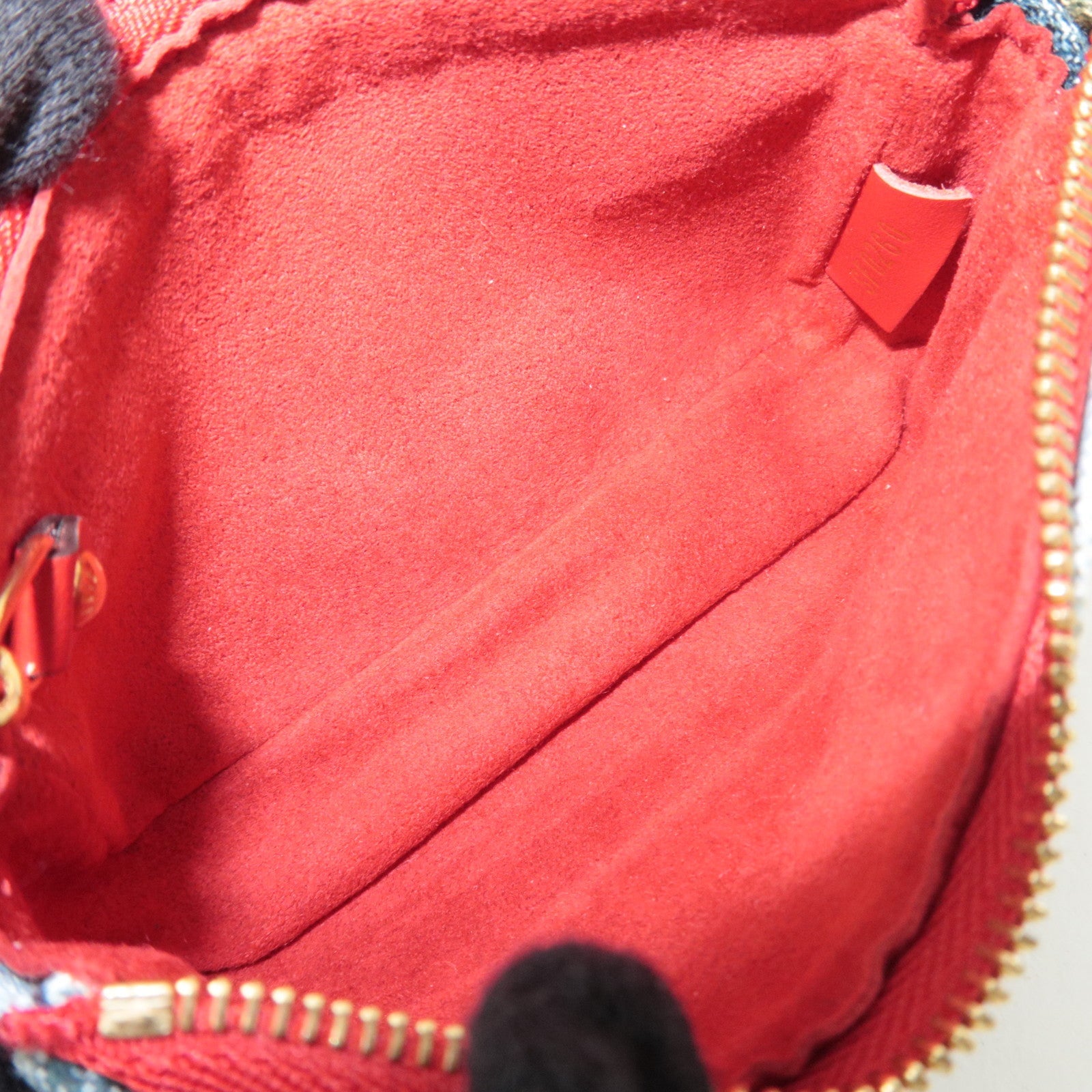 Louis Vuitton Monogram Denim Micro Pochette Accessoires Handbag Blue M68760 SF0260