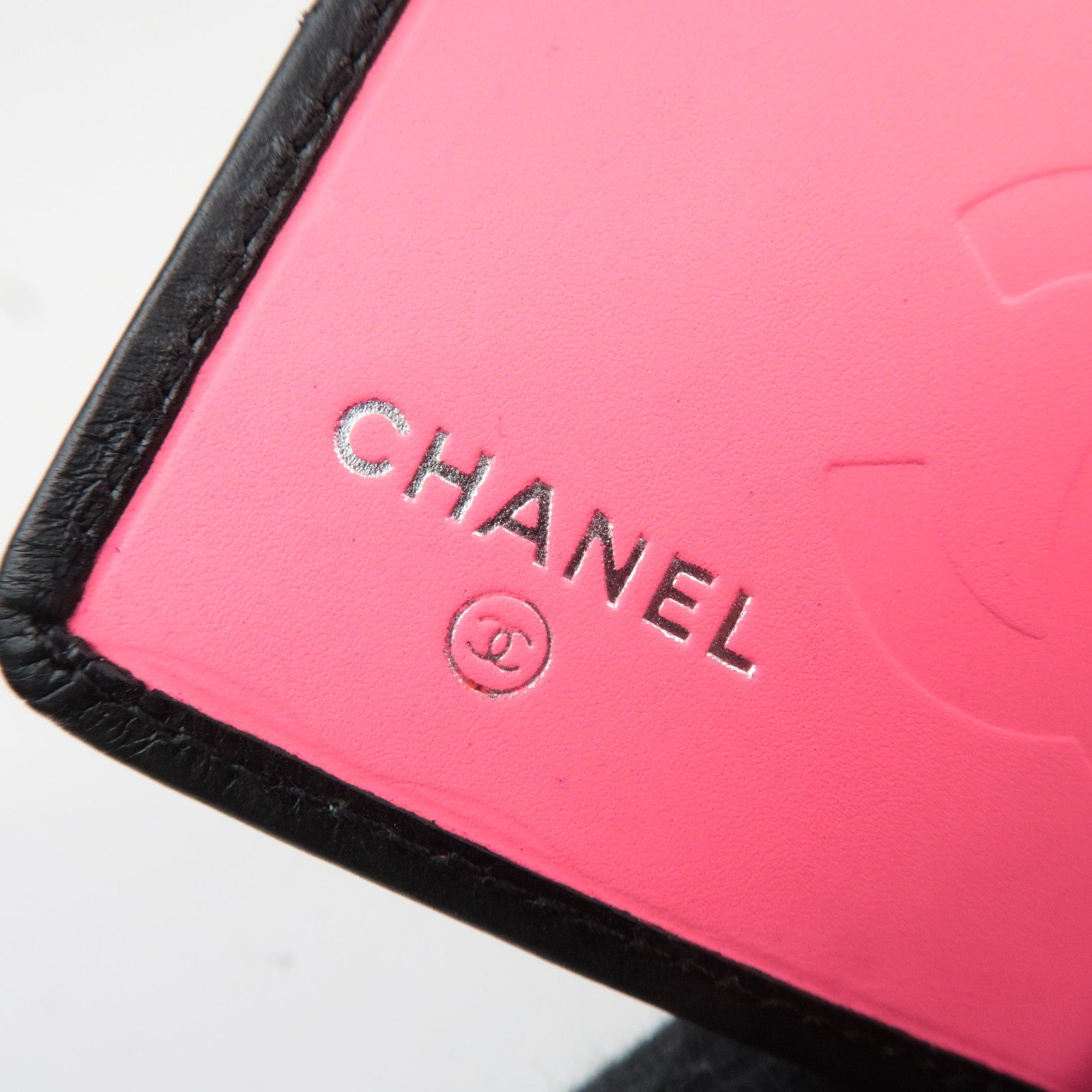 CHANEL Cambon Line Planner Cover Lambskin Black A26727 9727798 *Box, G card