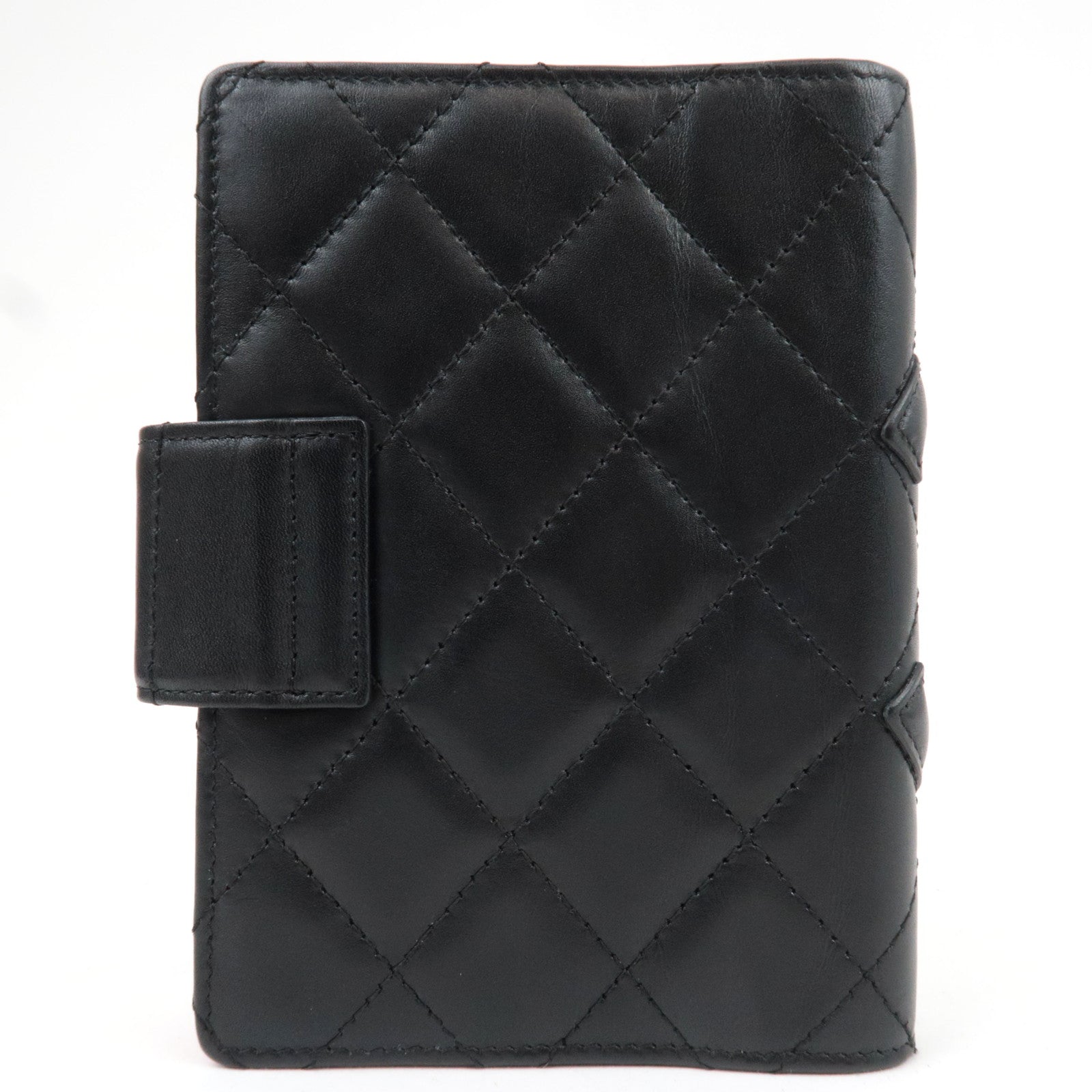 CHANEL Cambon Line Planner Cover Lambskin Black A26727 9727798 *Box, G card