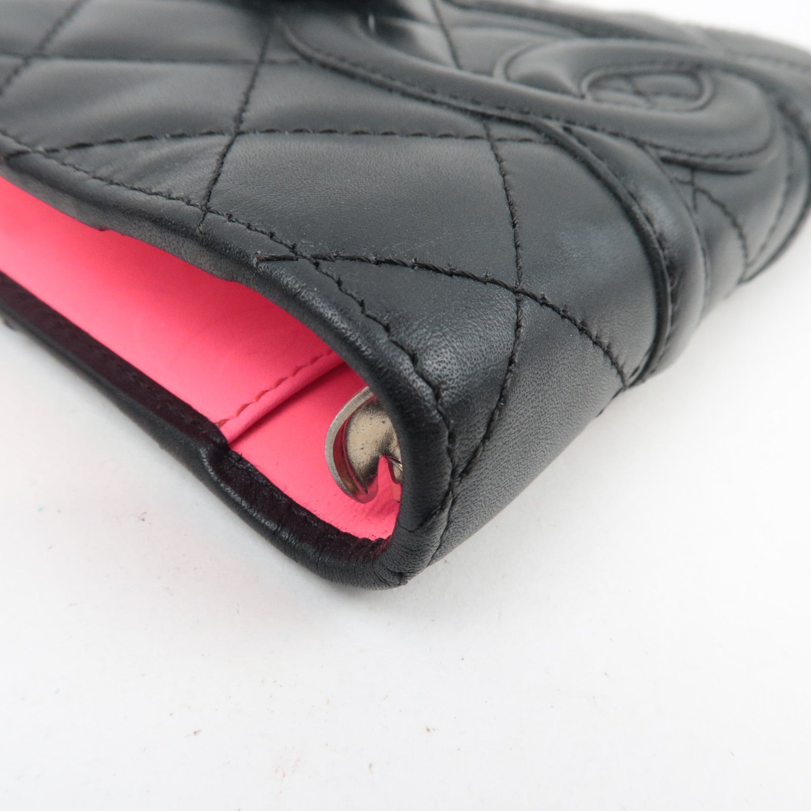 CHANEL Cambon Line Planner Cover Lambskin Black A26727 9727798 *Box, G card