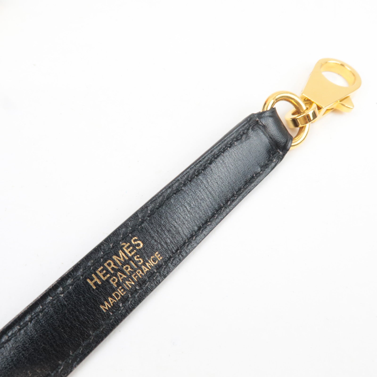 HERMES Kelly 32 B Stamp (1998) Box Calf 2Way Handbag Black Gold HDW *Box, Dust bag, Strap, Key Lock, Clochette