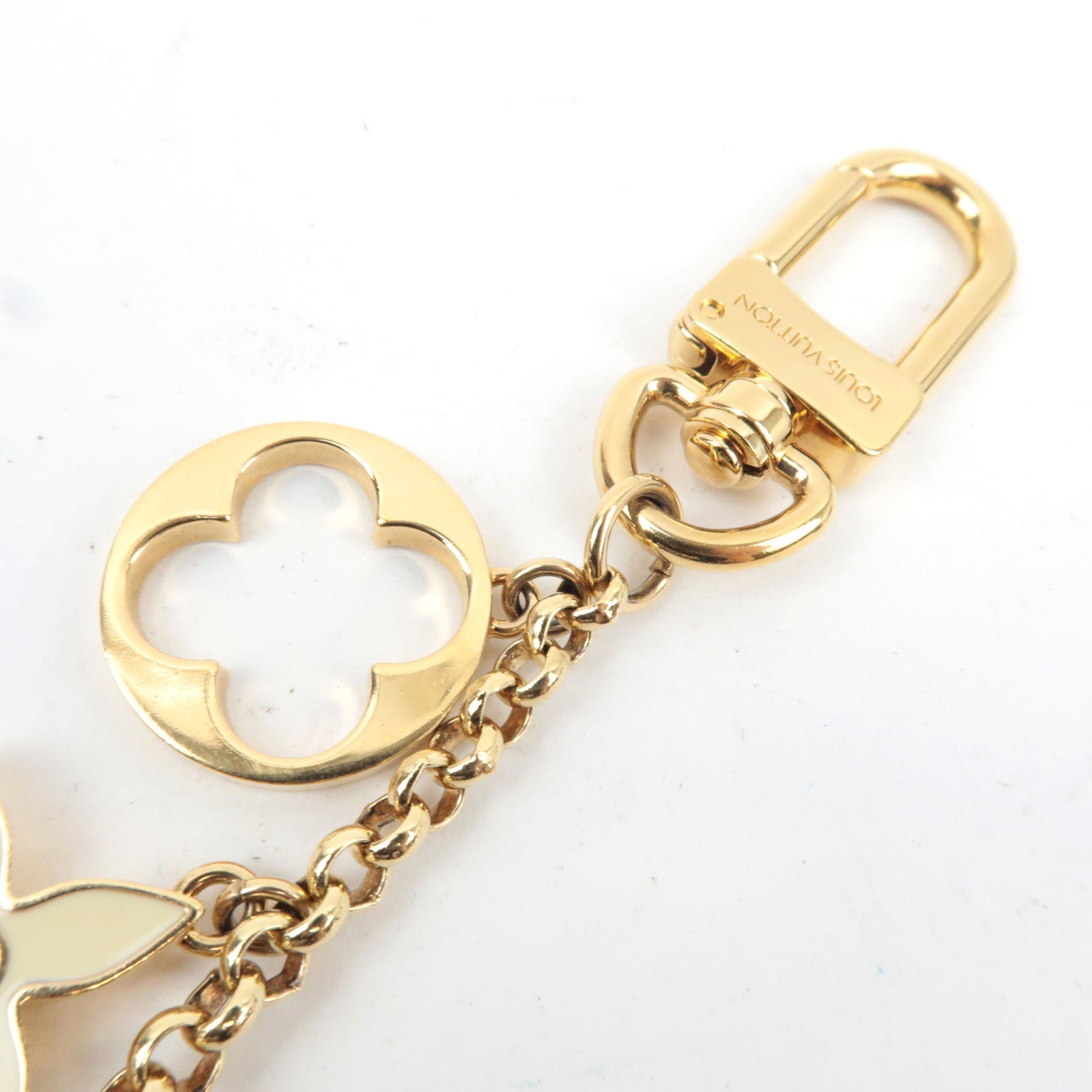 Louis Vuitton Chain Fleur de Monogram Bag Charm M65111 DI1201 *Box, Dust bag